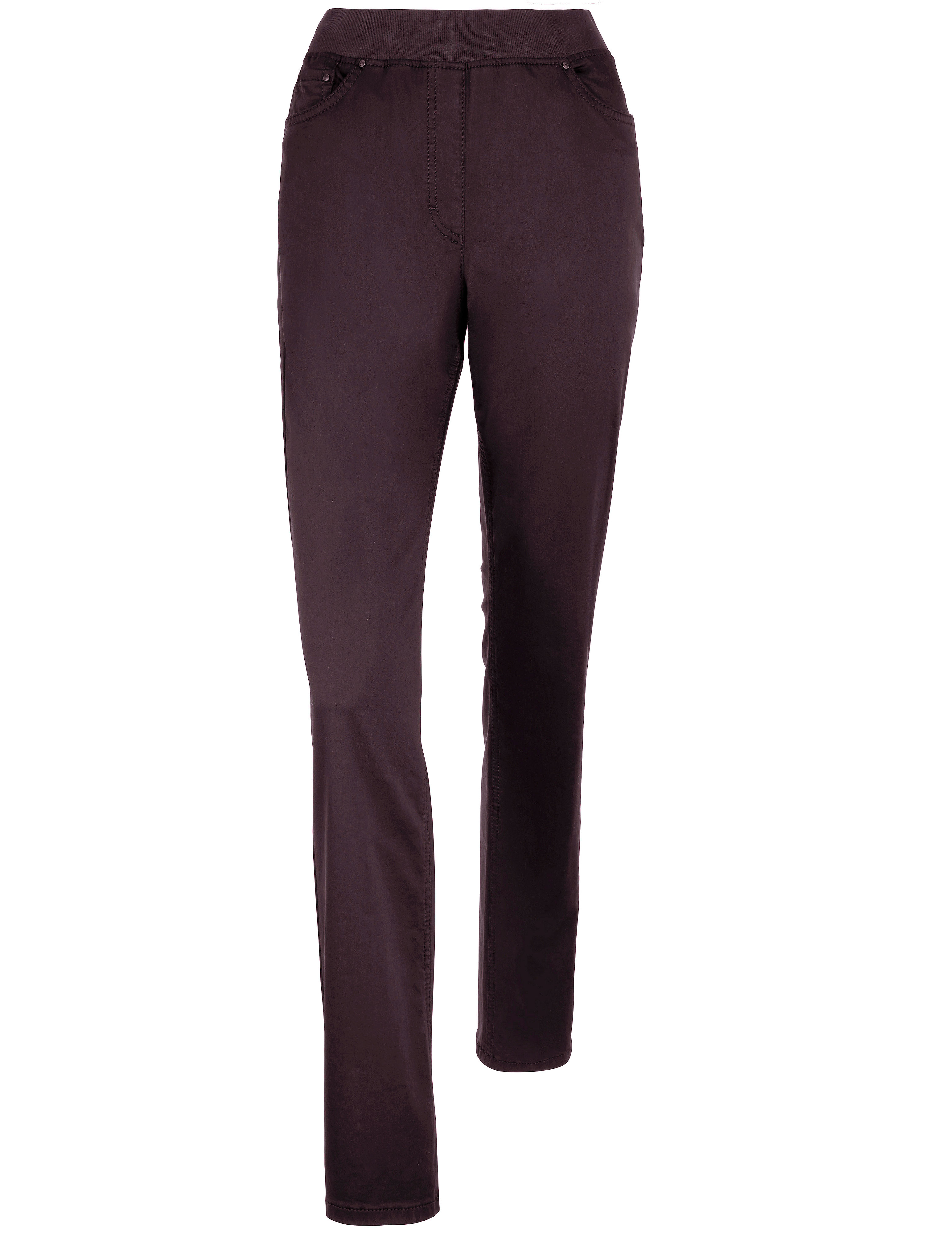Le pantalon proForm Slim Modèle Pamina Raphaela by Brax rouge taille 38