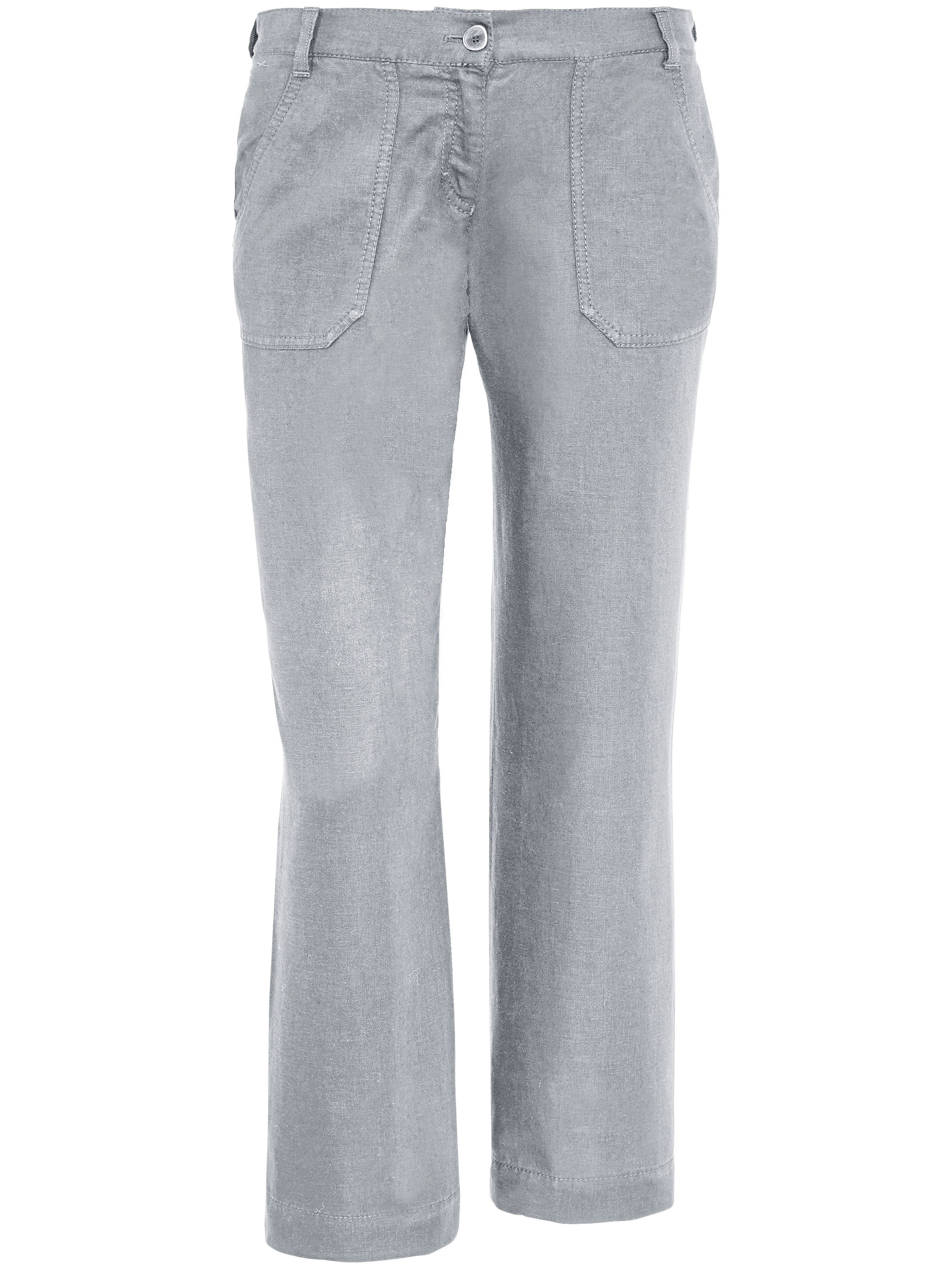 Le pantalon 7/8 100% lin Brax Feel Good gris taille 38