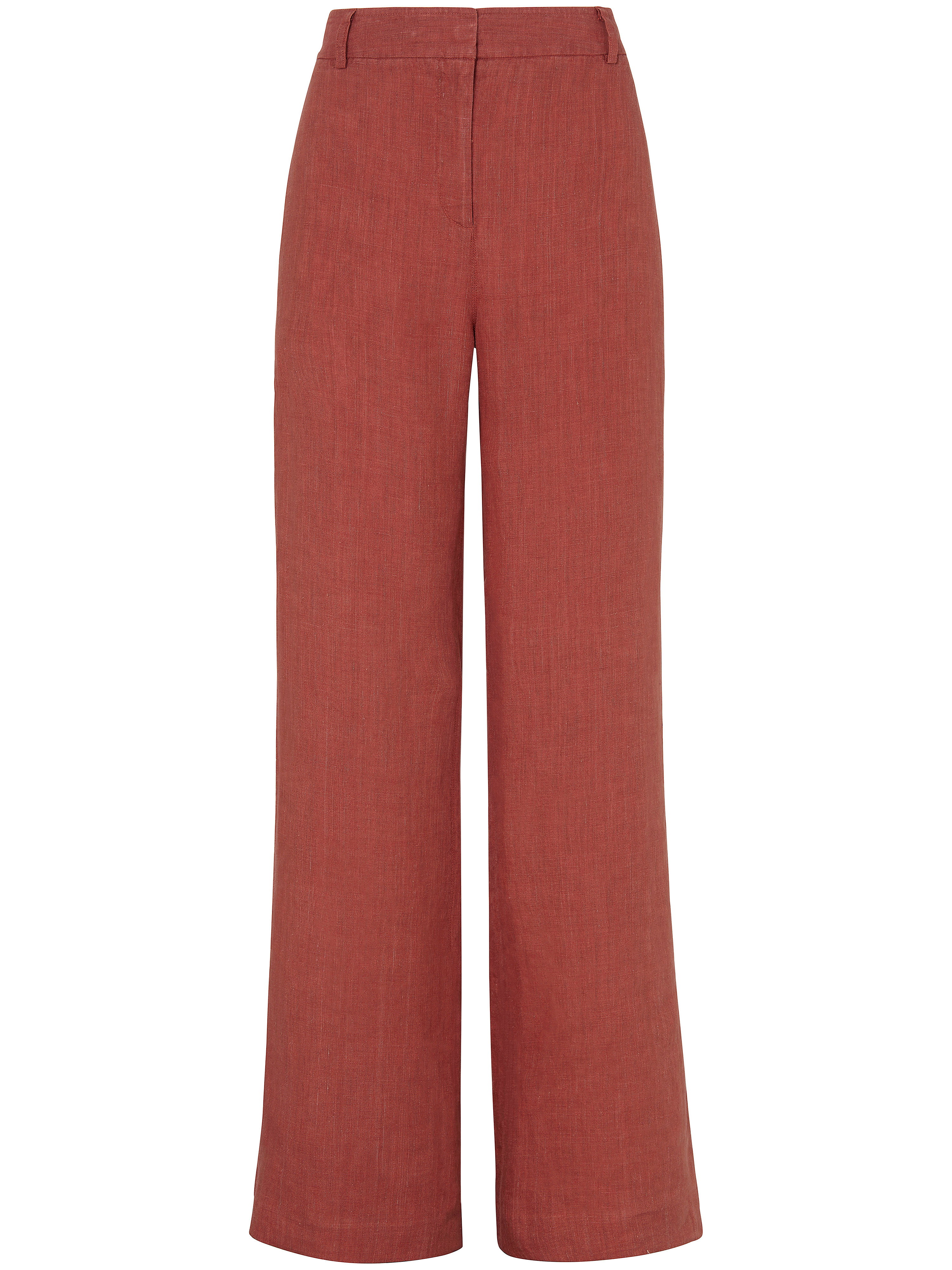 Broek Pasvorm Cornelia Van 100 Linnen Peter Hahn Rood peter hahn kopen in de aanbieding