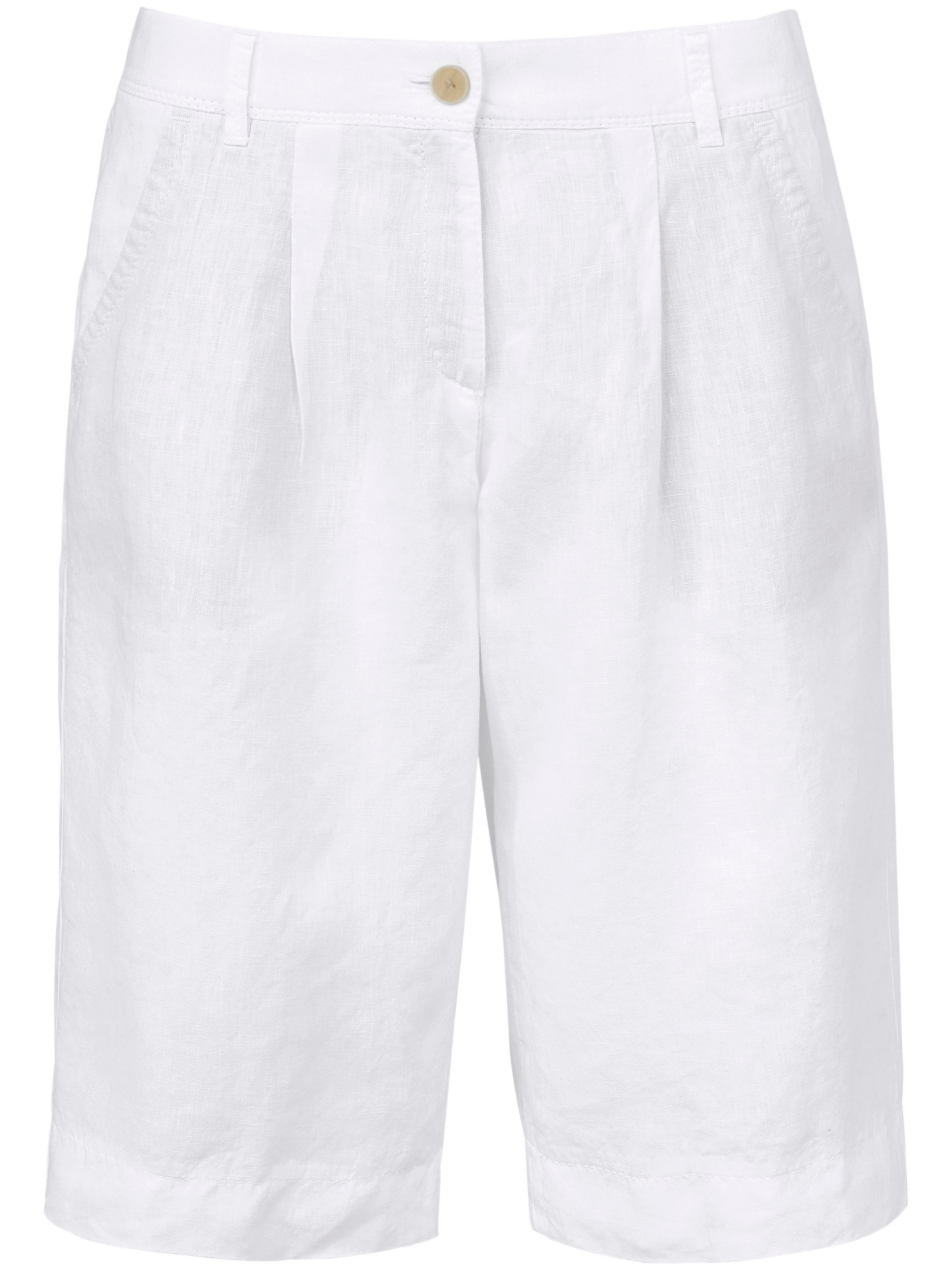 Le bermuda 100% lin Brax Feel Good blanc taille 38