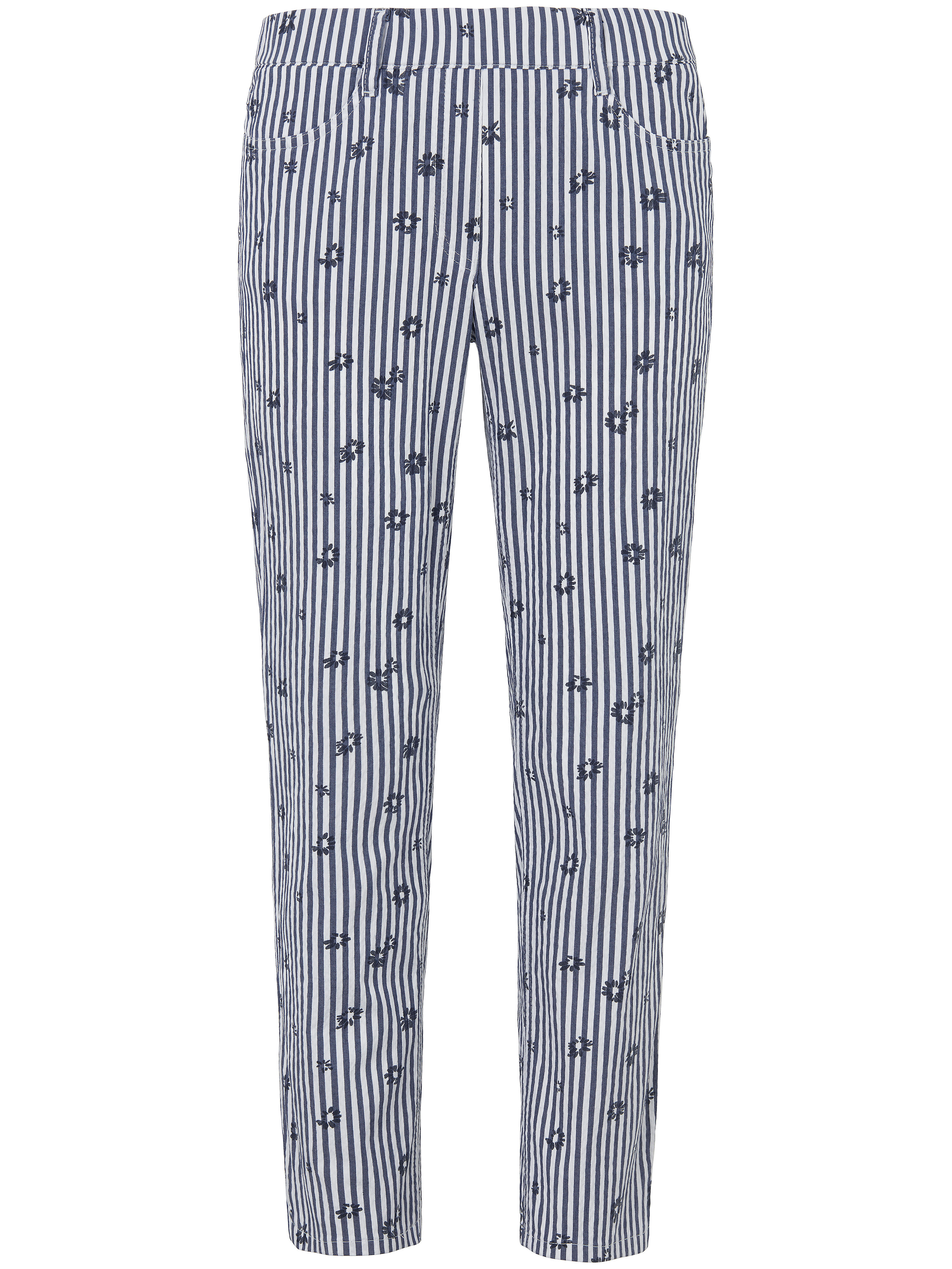 Broek Pasvorm Sylvia Van Peter Hahn Multicolour peter hahn kopen in de aanbieding