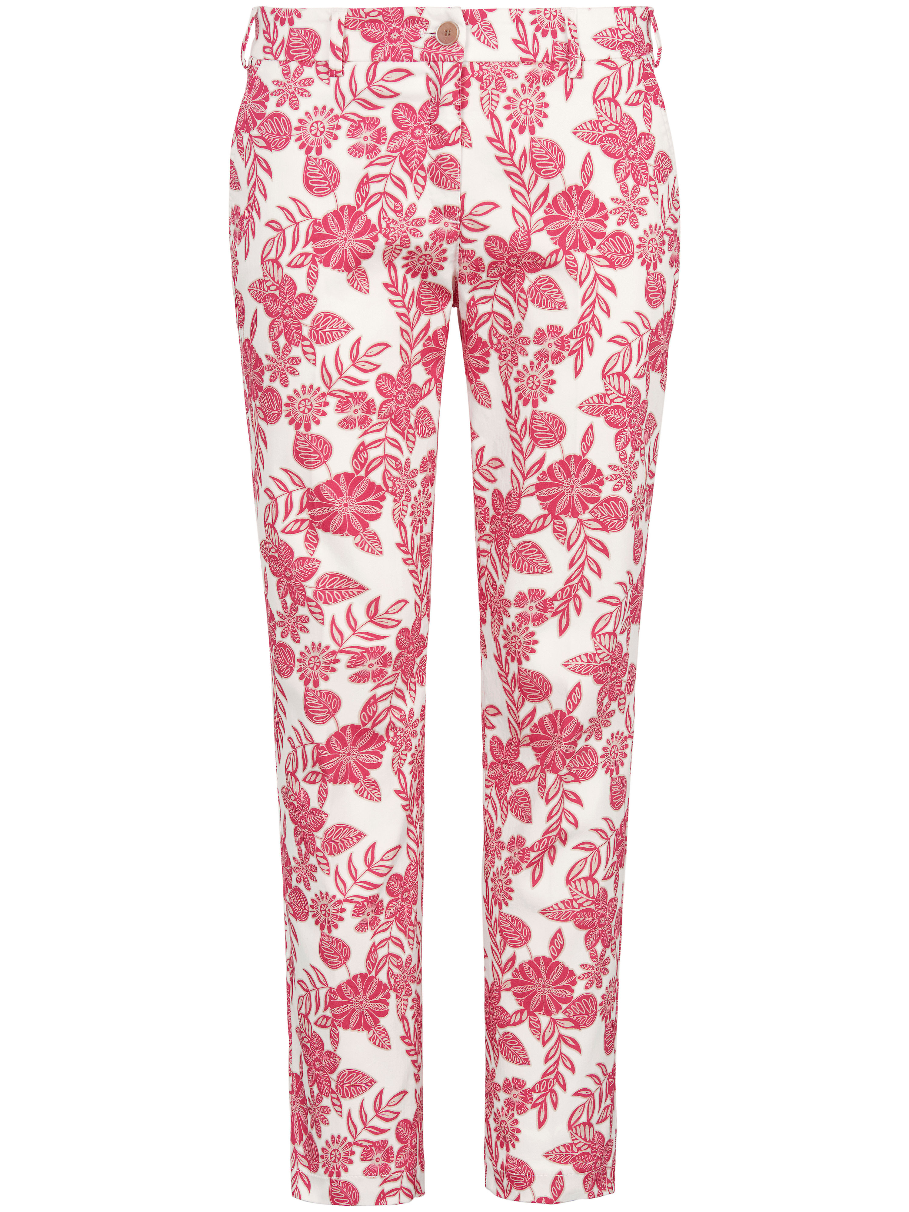 Le pantalon longueur cheville Brax Feel Good blanc taille 20