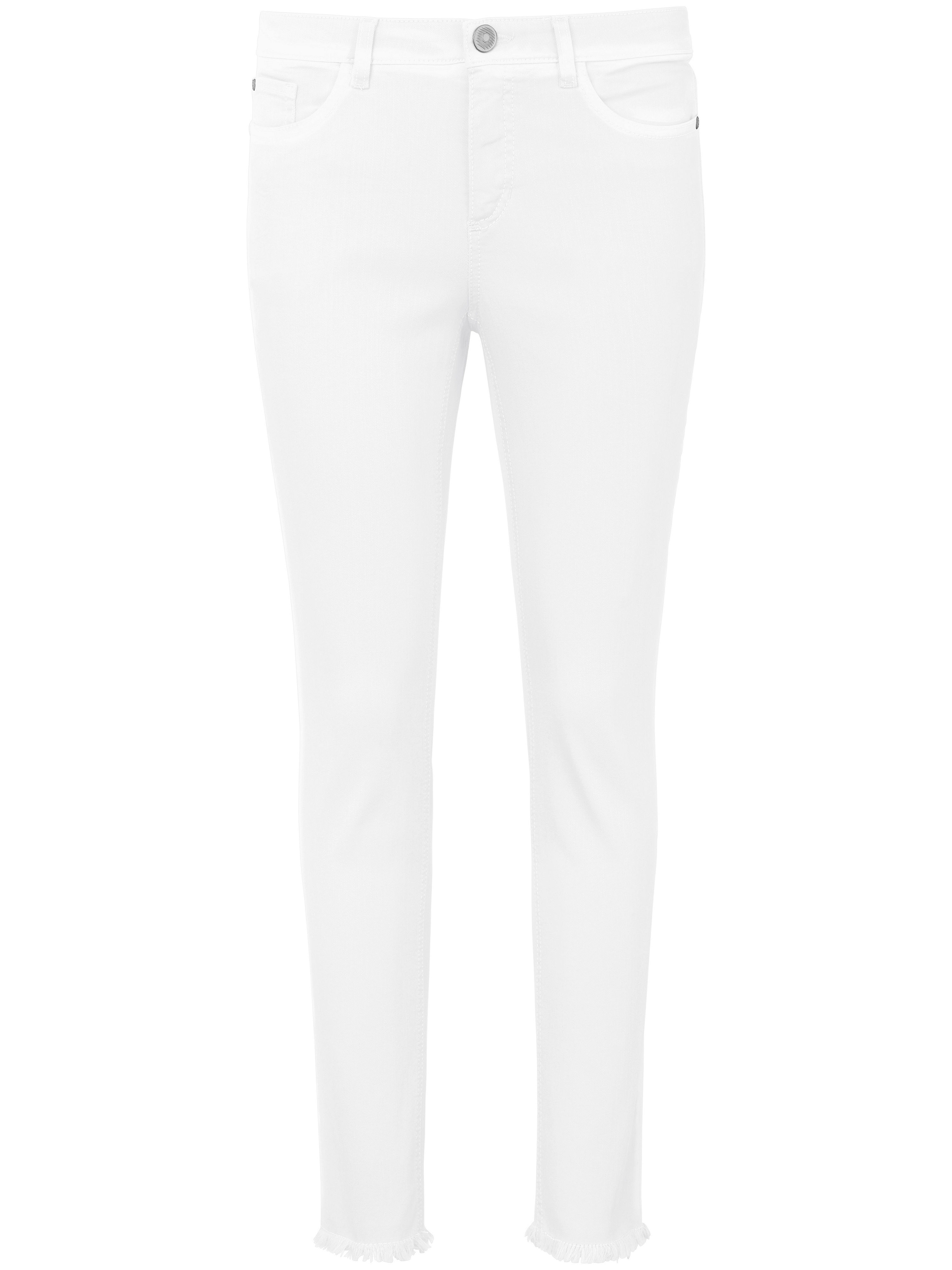 Enkellange Jeans Pasvorm Barbara Van Peter Hahn Wit peter hahn kopen in de aanbieding