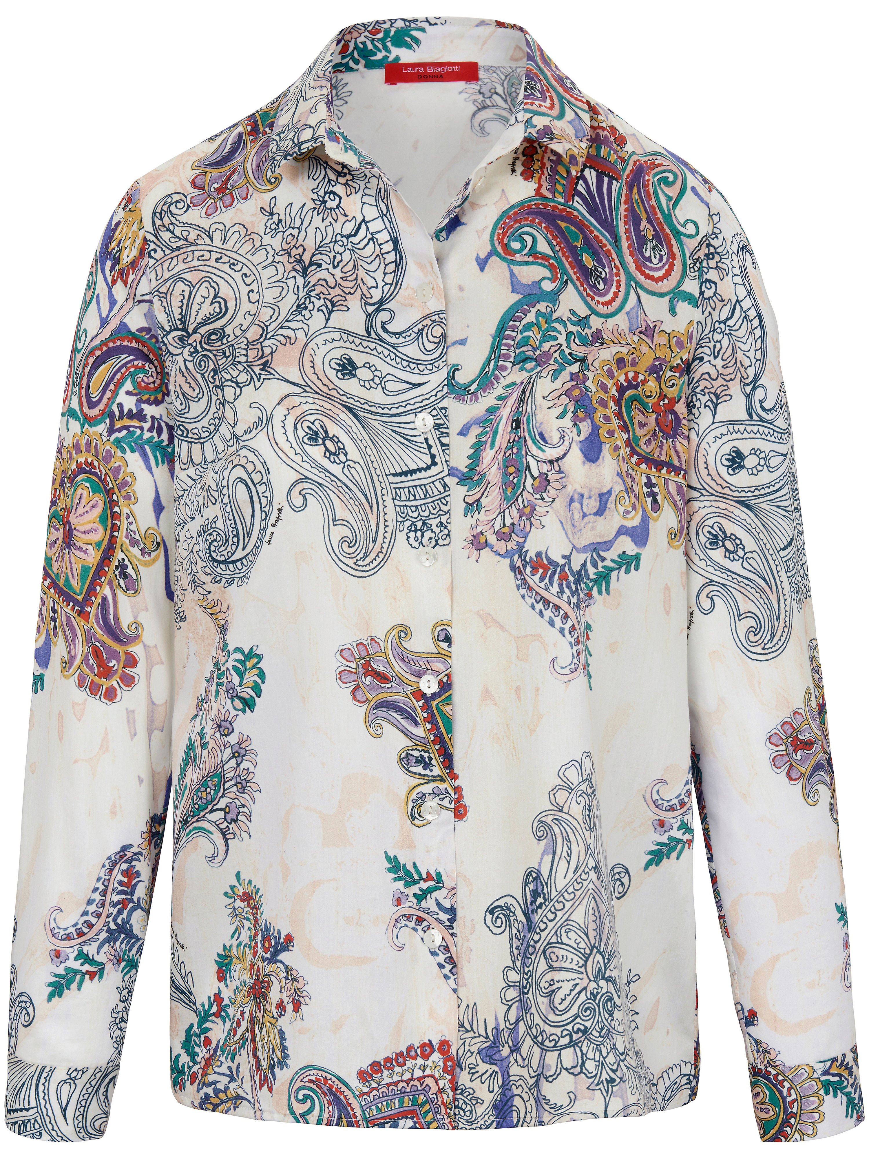 Le chemisier 100% coton Laura Biagiotti Donna multicolore taille 50