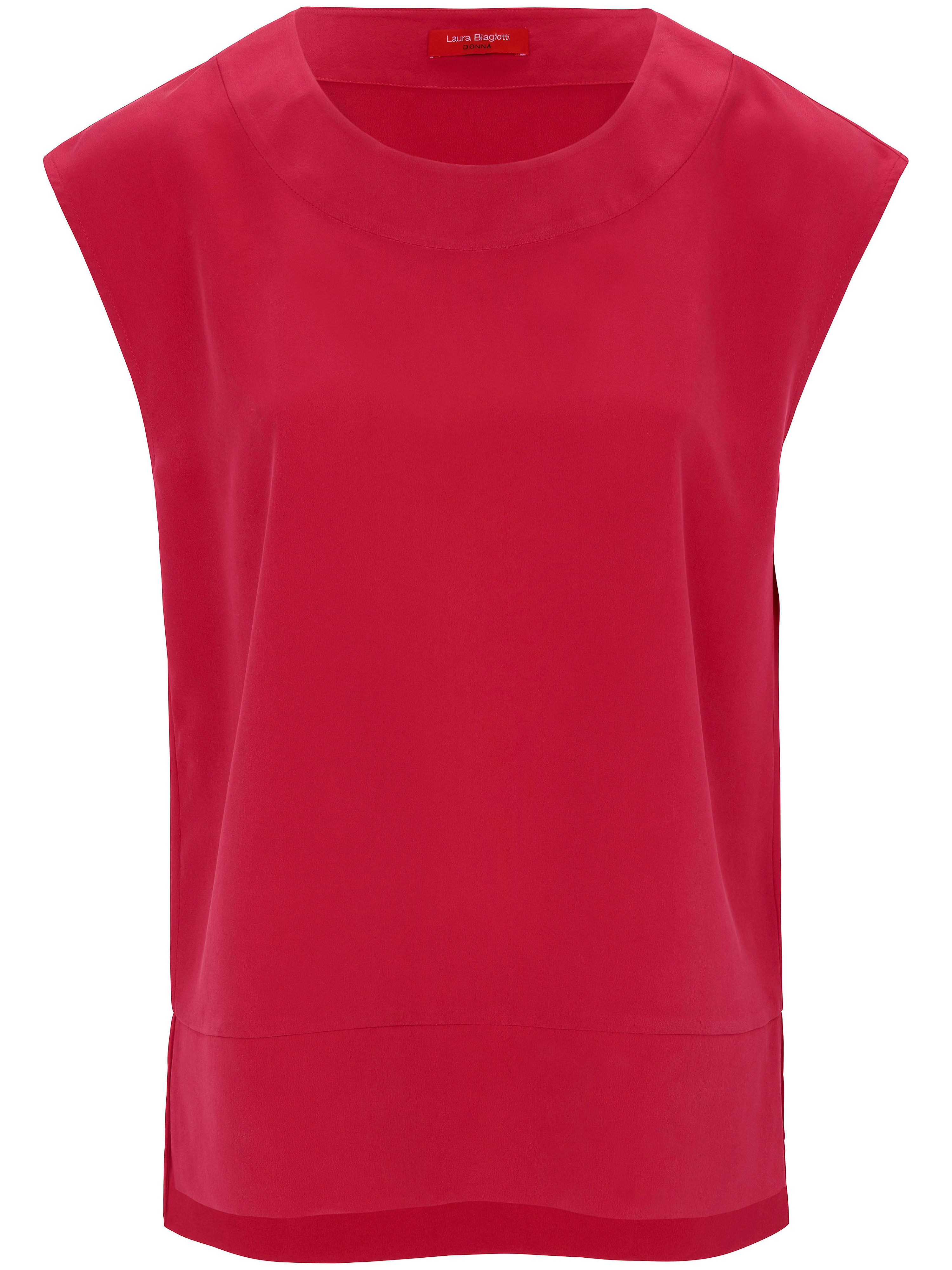 La blouse 100% soie Laura Biagiotti Donna rouge taille 38