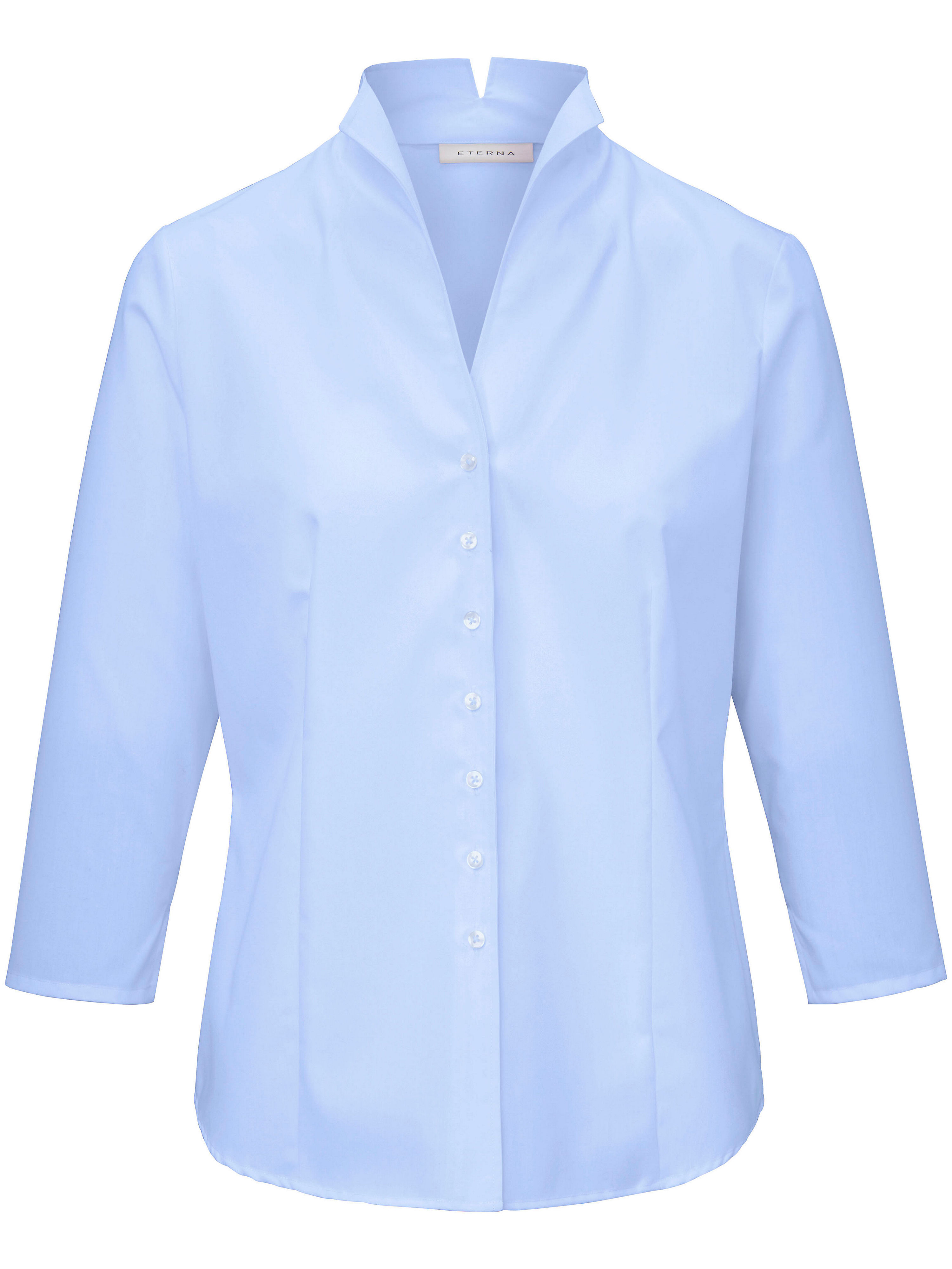 Blouse Met 34 Mouwen Van Eterna Blauw eterna kopen in de aanbieding