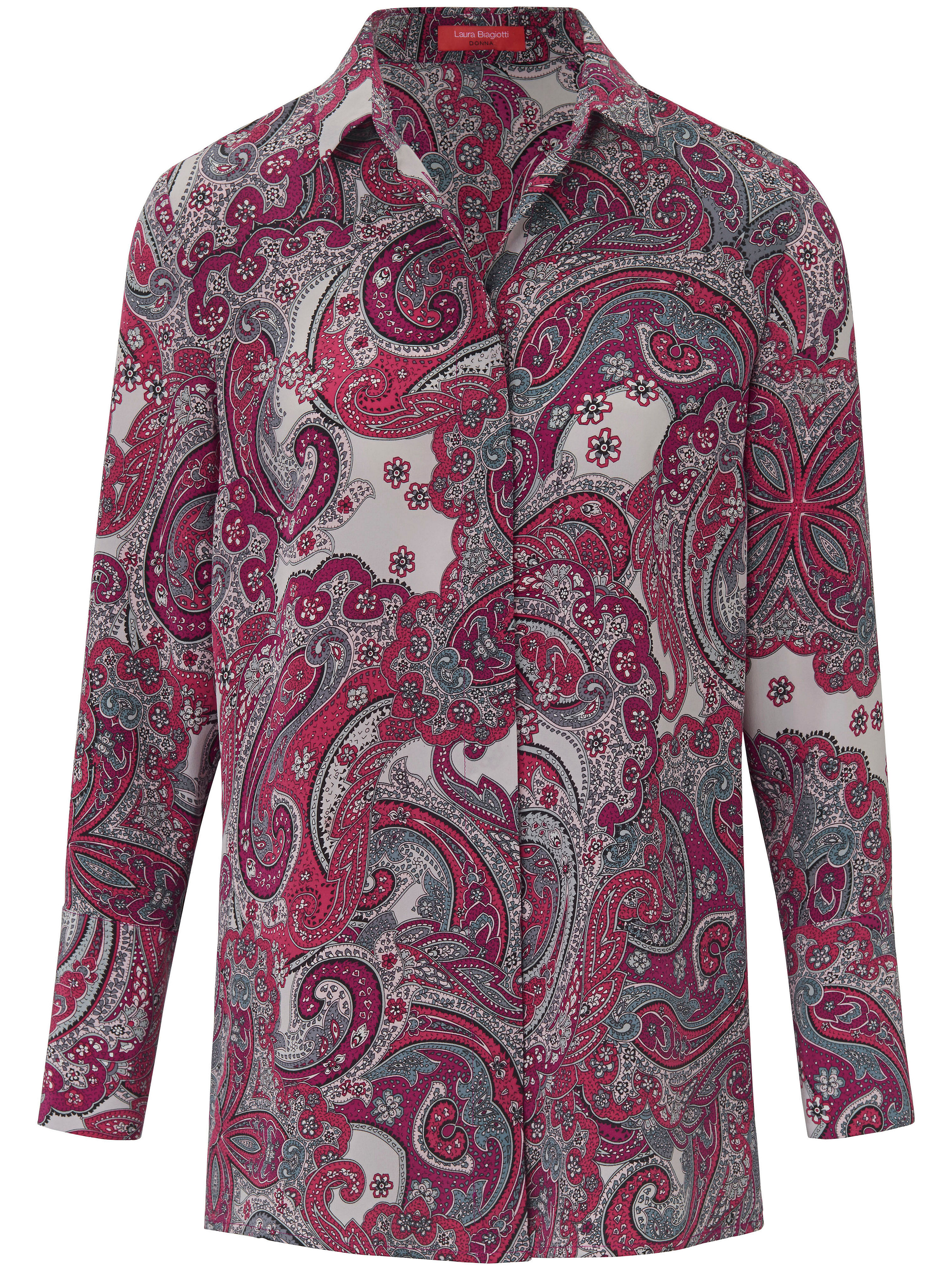 Blouse Van 100 Zijde Laura Biagiotti Donna Multicolour laura biagiotti donna kopen in de aanbieding Blouse Van 100 Zijde Laura Biagiotti Donna Multicolour laura biagiotti donna kopen in de aanbieding
