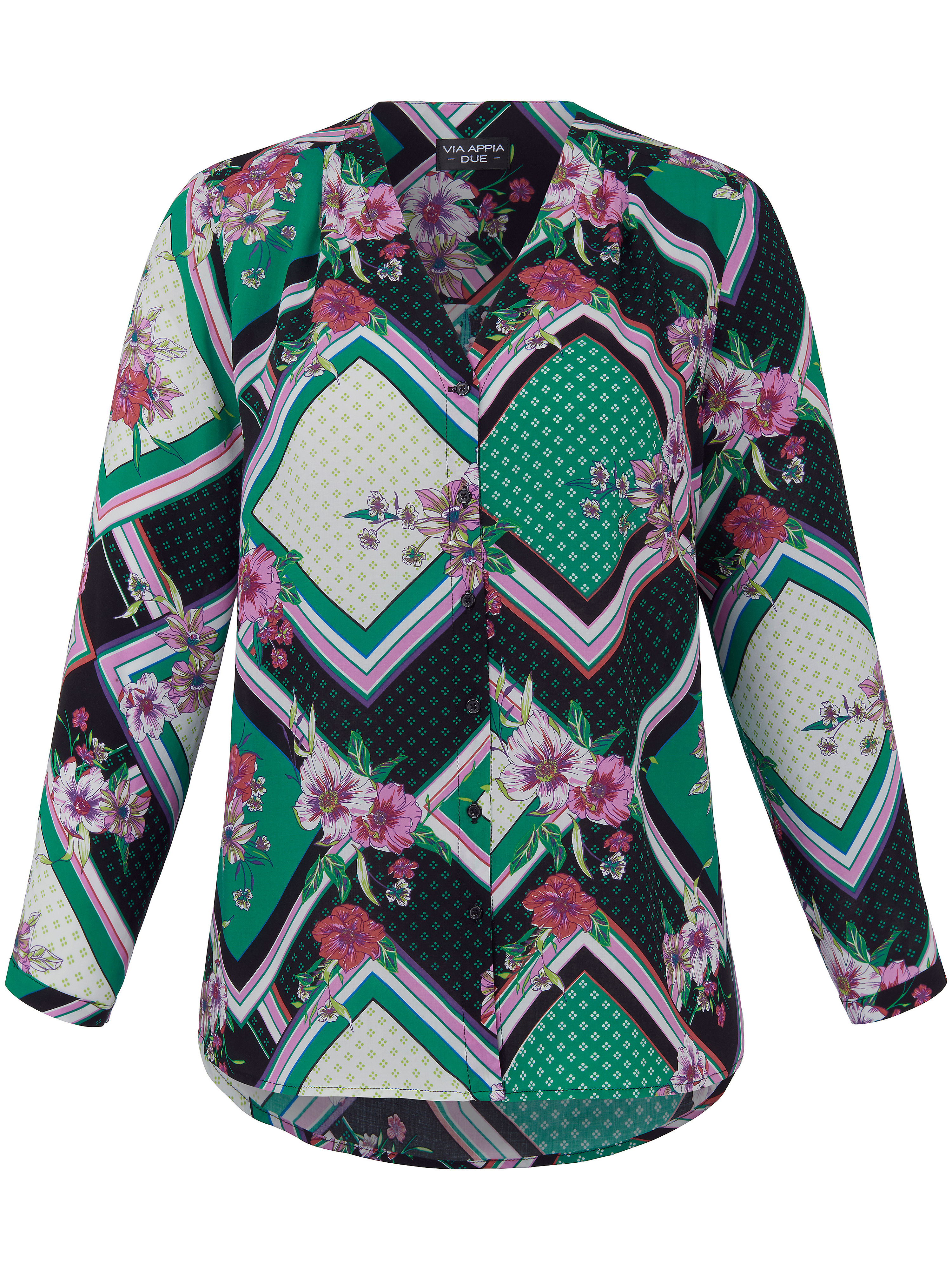 Le chemisier Via Appia Due multicolore taille 54