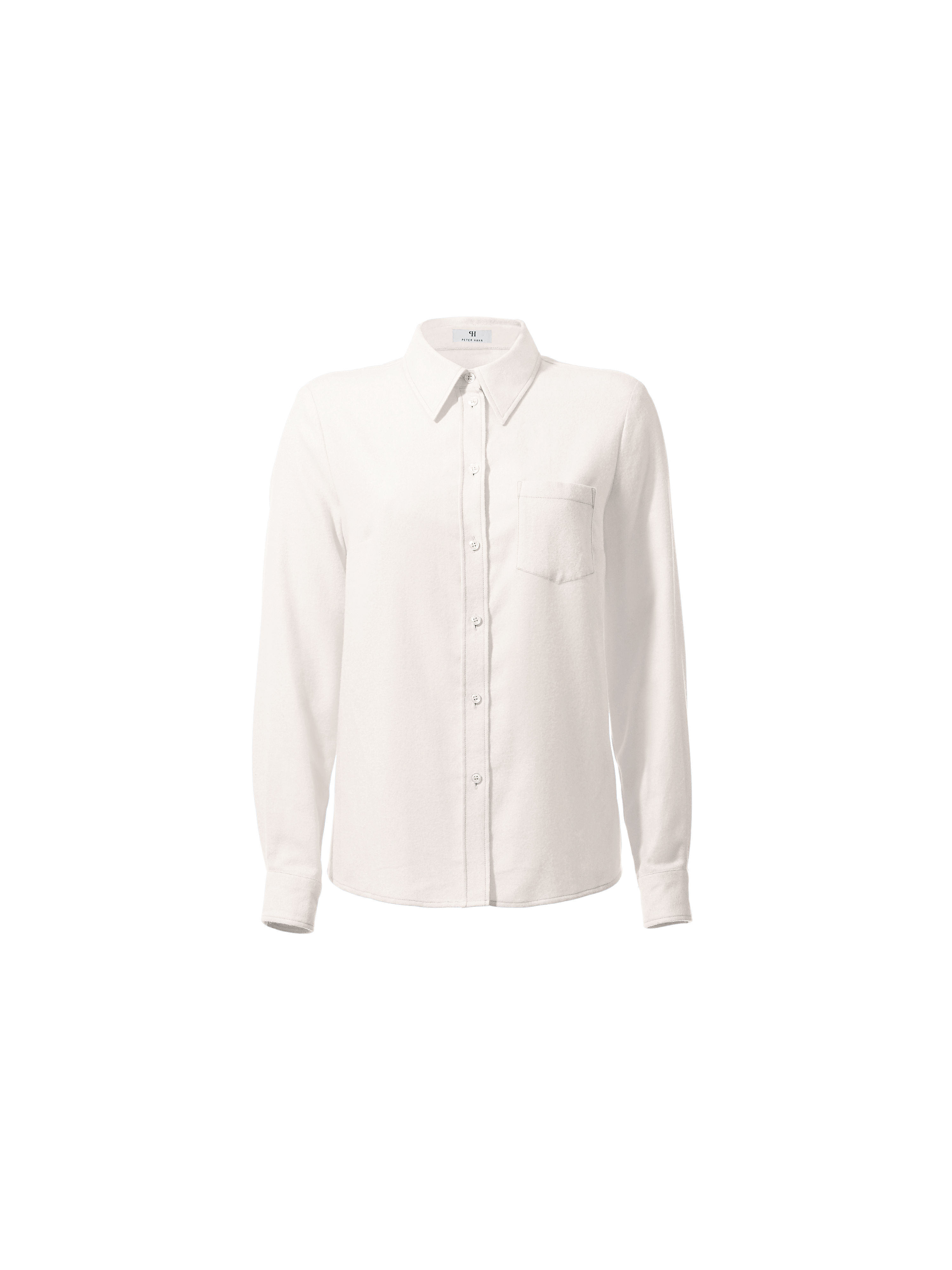 Le chemisier pur coton Peter Hahn blanc taille 48