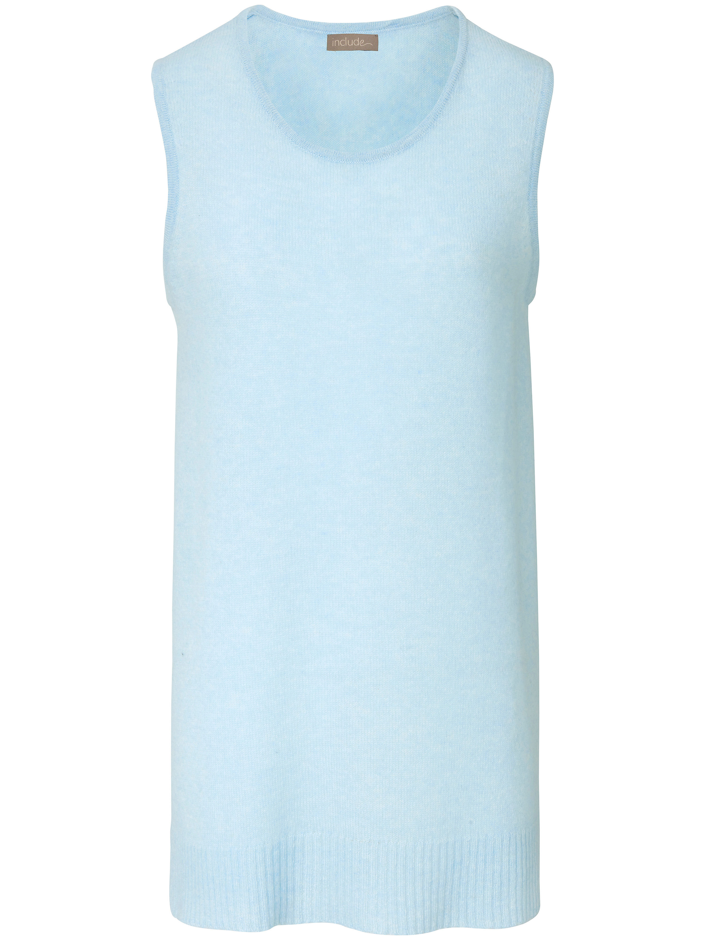 Tricottop Van 100 Kasjmier Include Blauw include kopen in de aanbieding