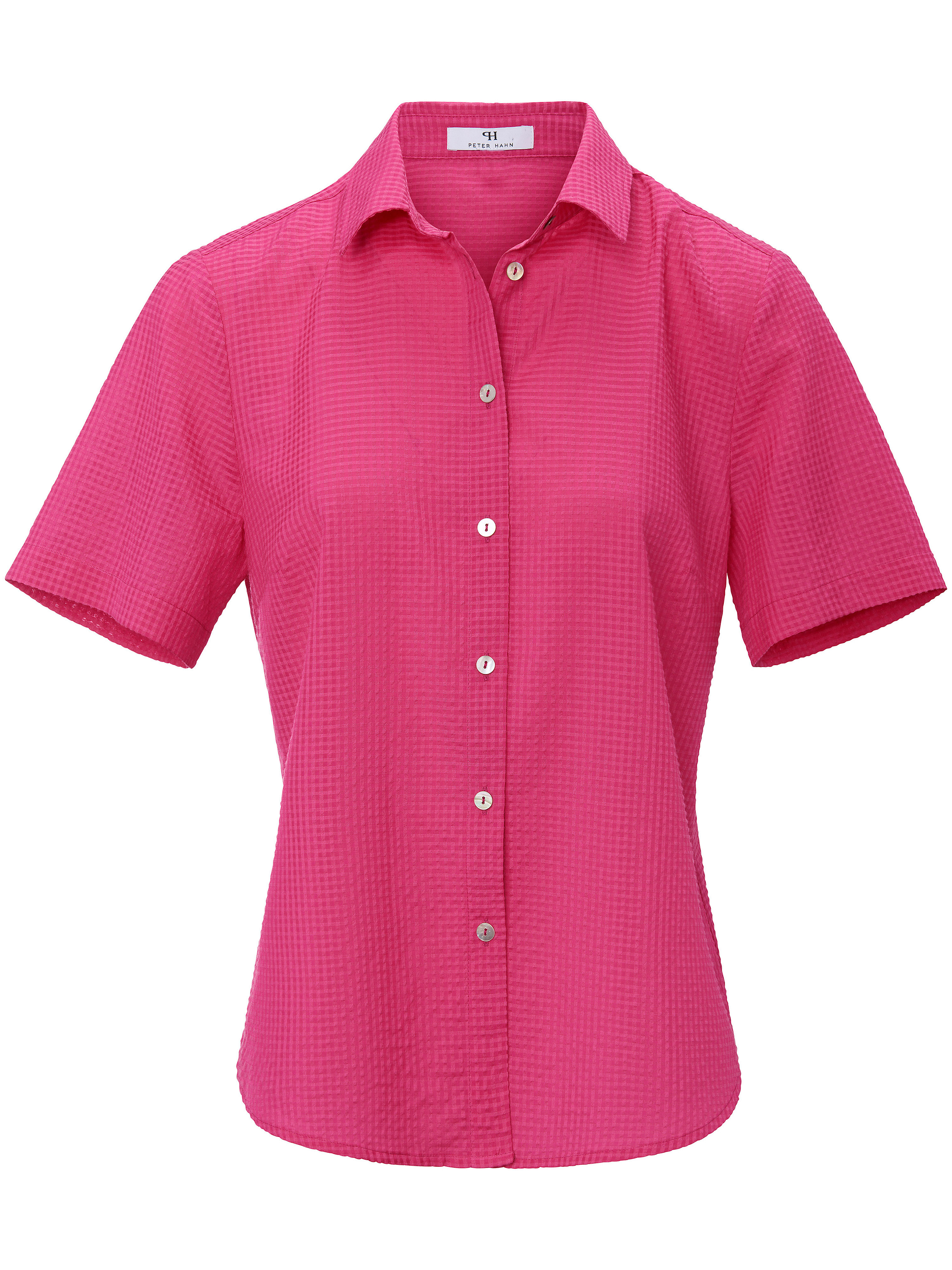 Blouse Met Korte Mouwen Van Mayfair By Peter Hahn Roze mayfair by peter hahn kopen in de aanbieding