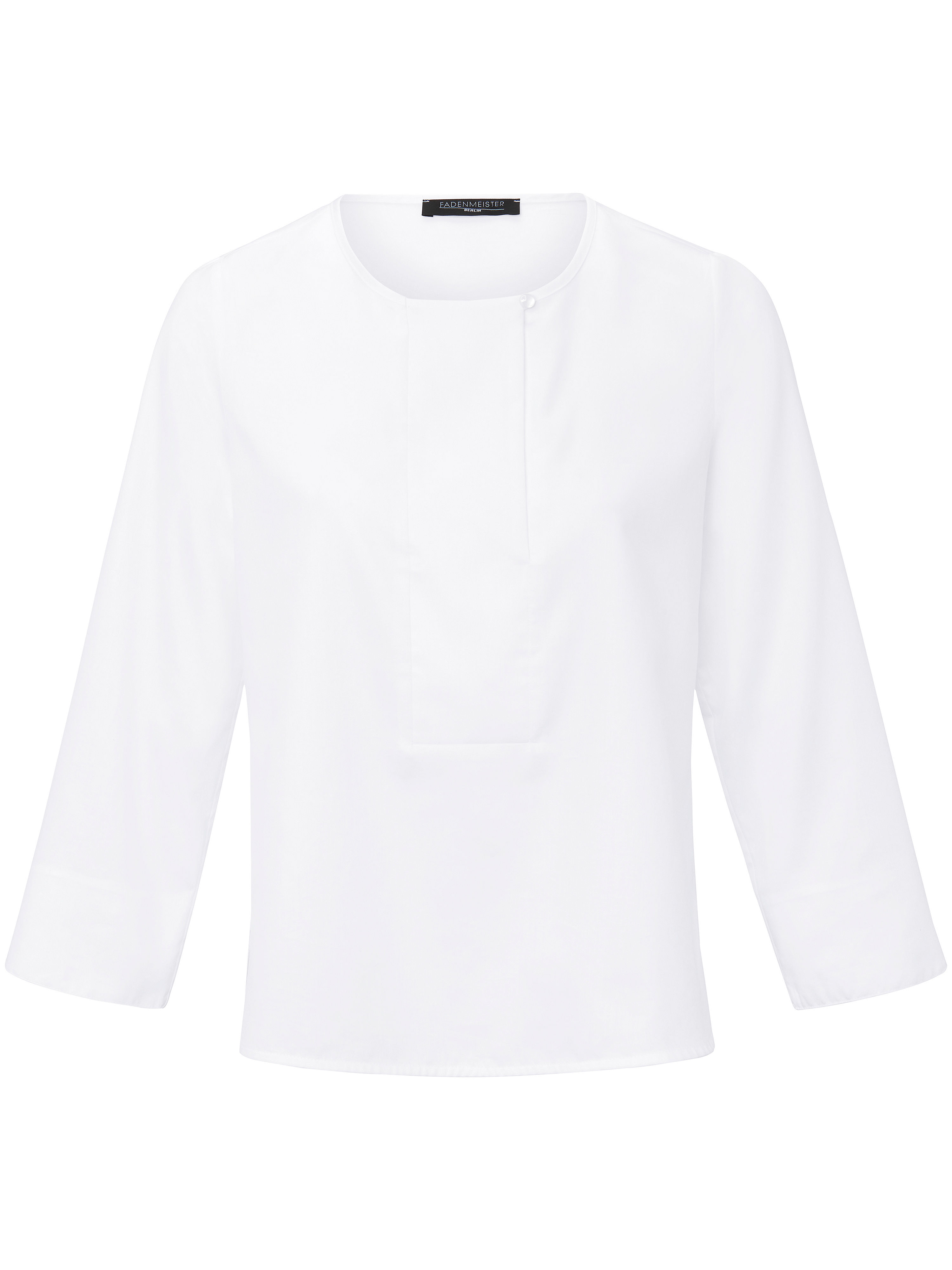 Blouseshirt Met 34 Mouwen Van Fadenmeister Berlin Wit fadenmeister berlin kopen in de aanbieding