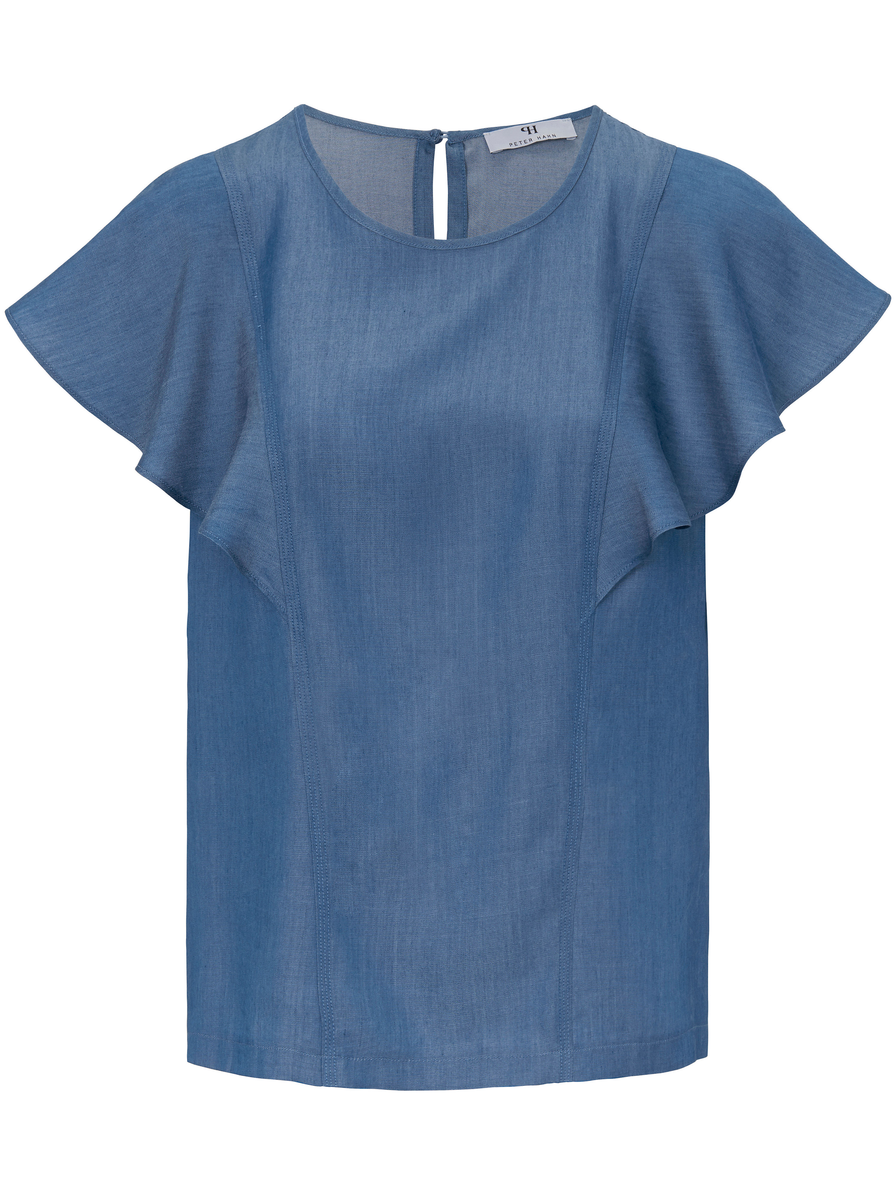 Mouwloos Shirt Van Peter Hahn Denim peter hahn kopen in de aanbieding