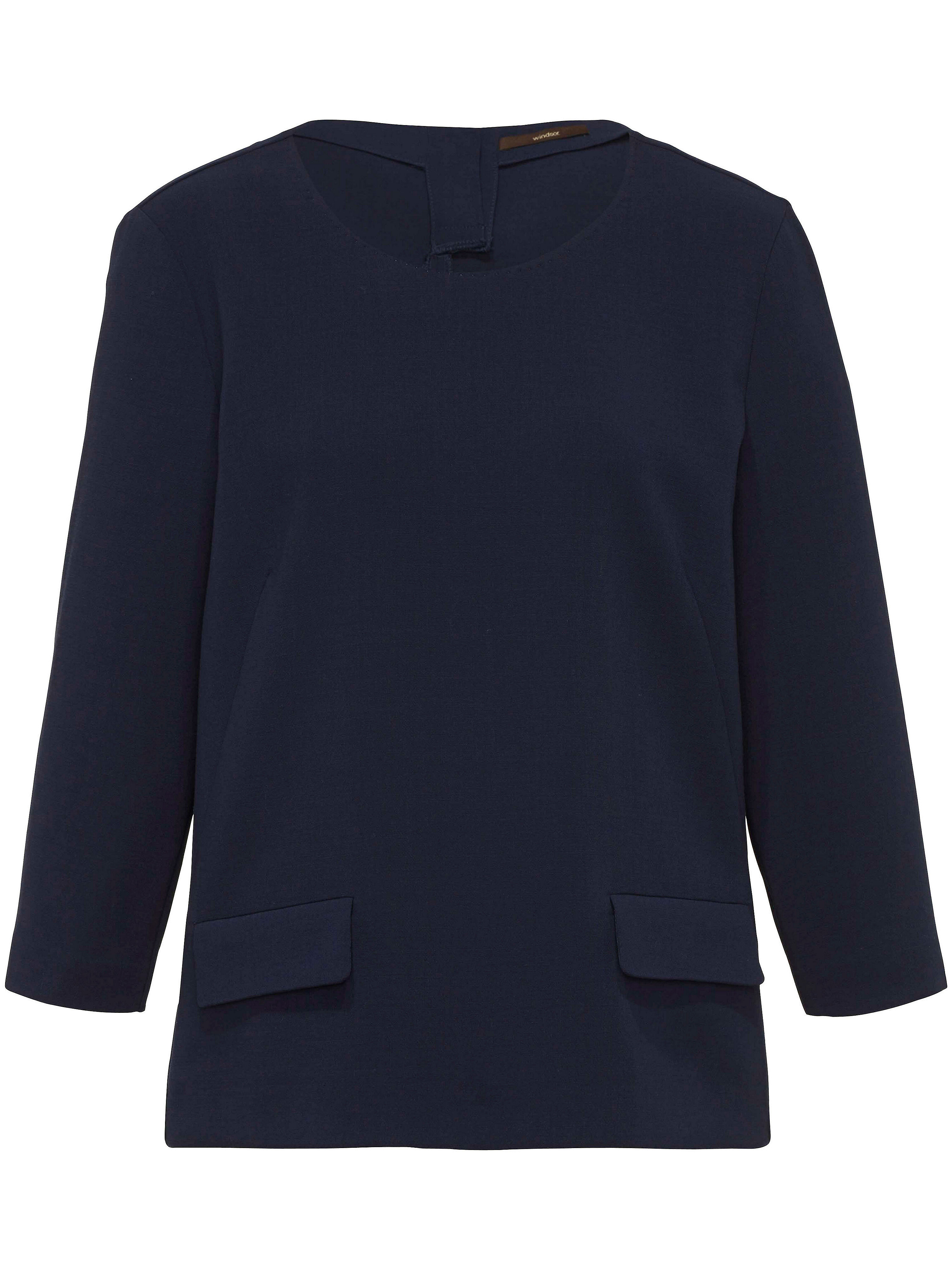 Blouse Van 100 Scheerwol Windsor Blauw windsor kopen in de aanbieding Blouse Van 100 Scheerwol Windsor Blauw windsor kopen in de aanbieding