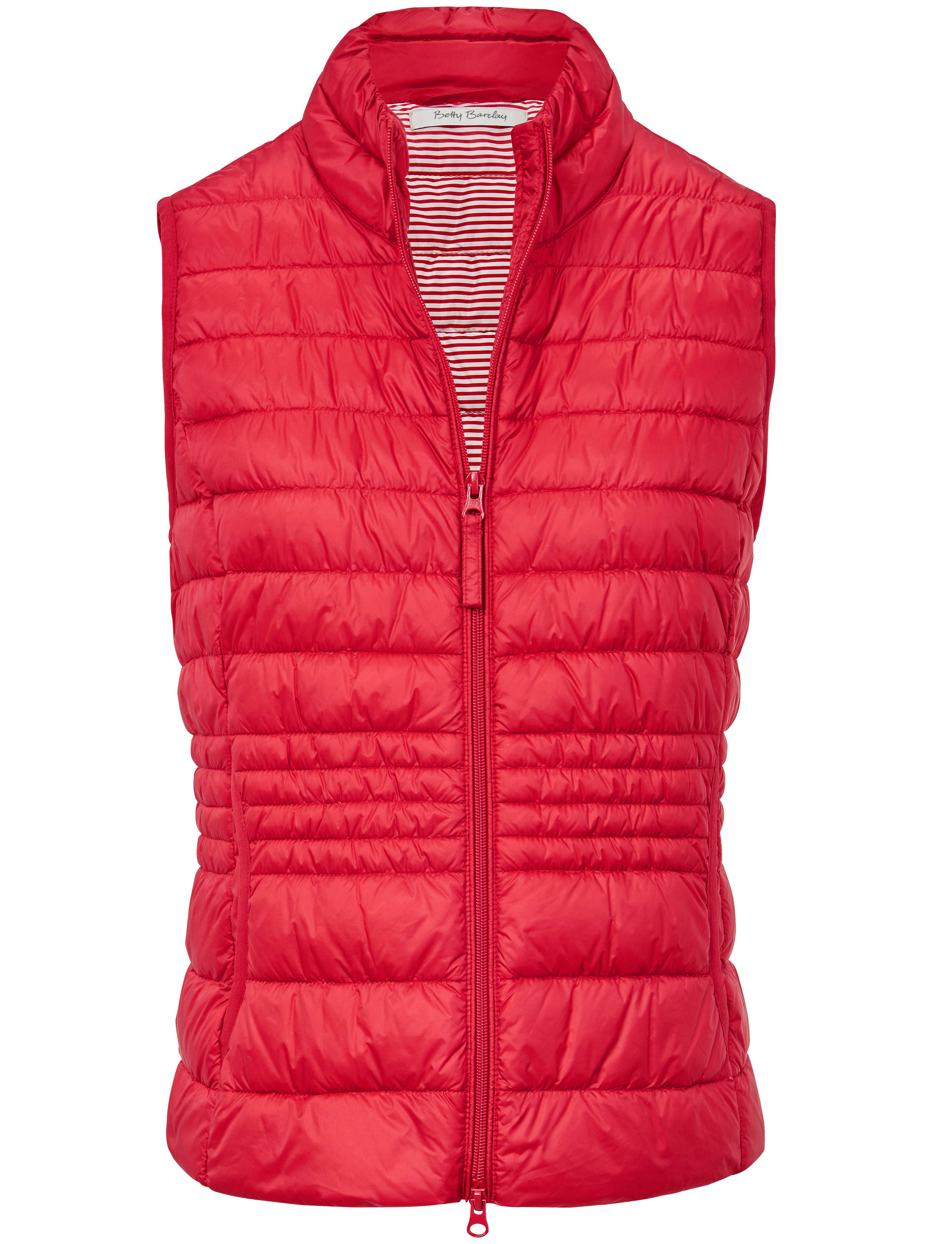 Le gilet doudoune matelassé, petit col officier Betty Barclay rouge taille 42
