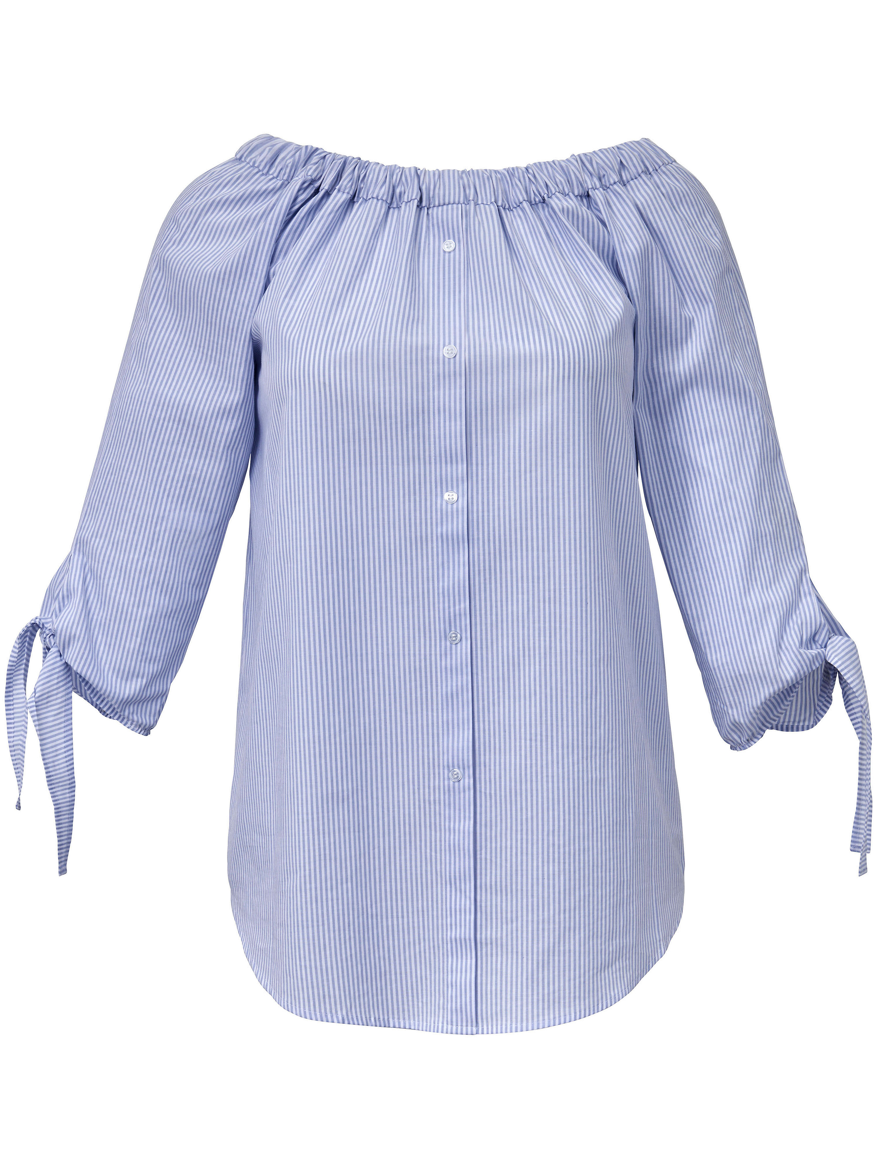 La tunique 100% coton manches 3/4 Emilia Lay multicolore taille 46