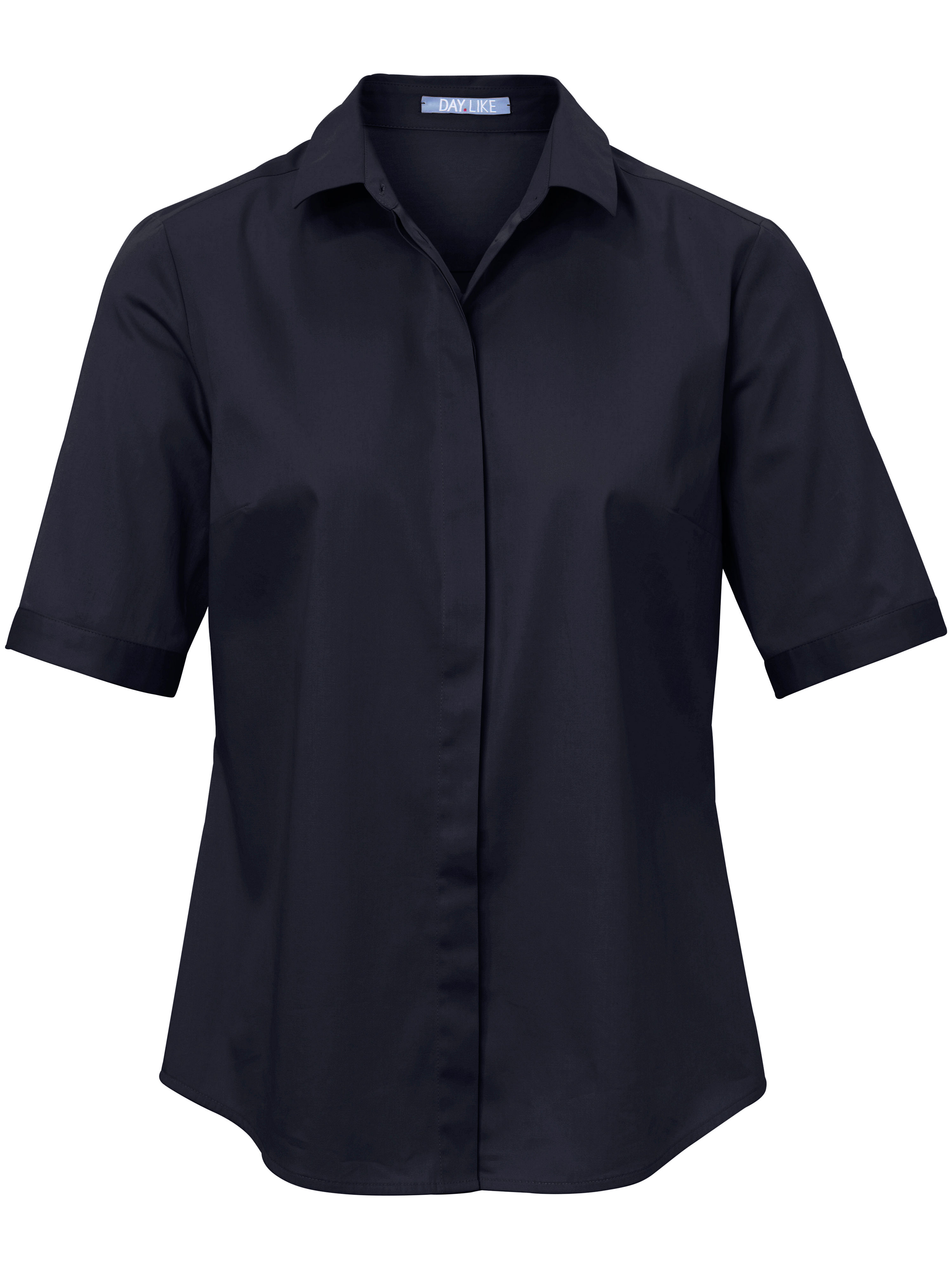 Blouse Met Korte Mouwen Van Daylike Blauw daylike kopen in de aanbieding Blouse Met Korte Mouwen Van Daylike Blauw daylike kopen in de aanbieding