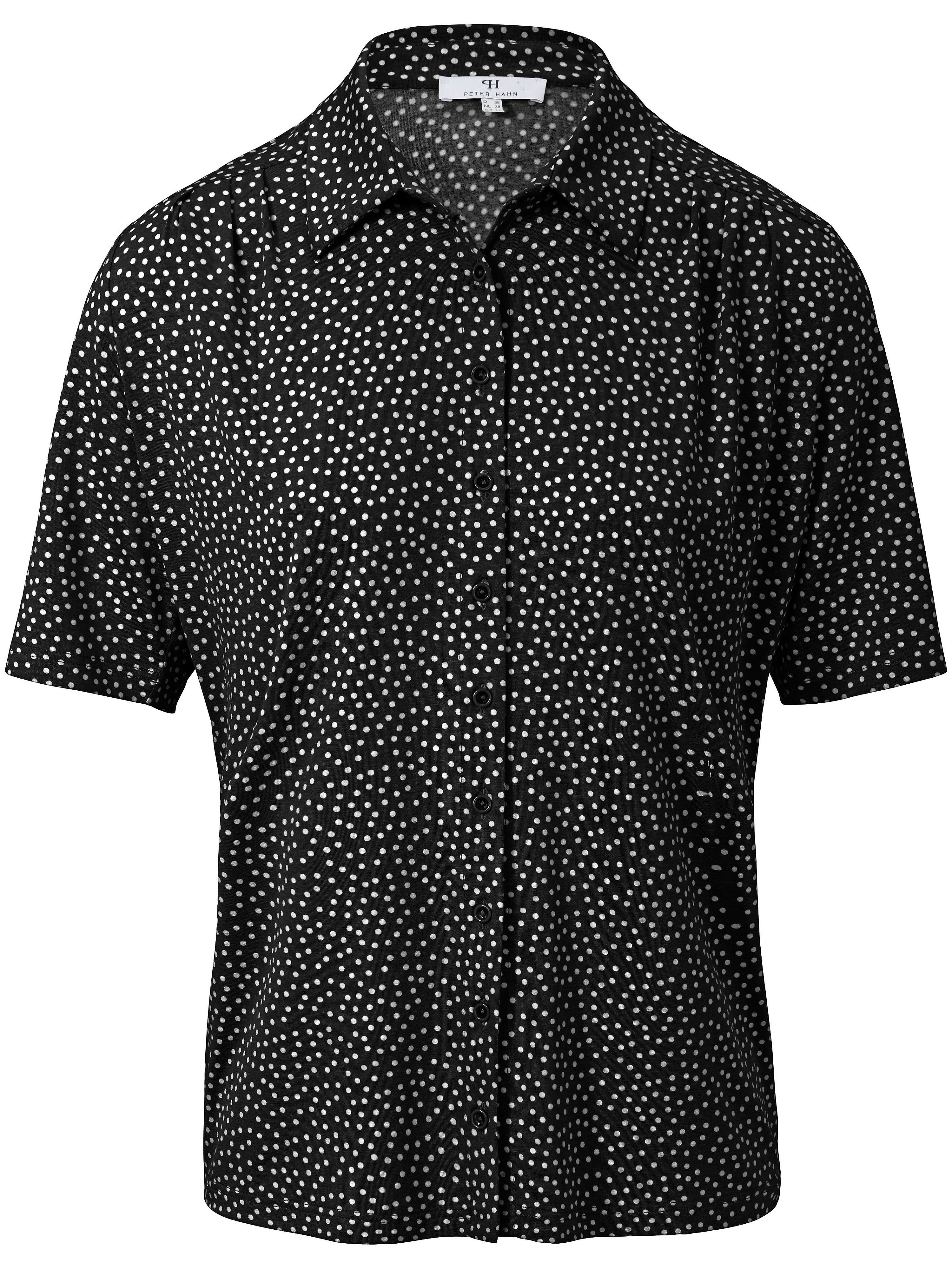 Le chemisier jersey, manches courtes Peter Hahn noir taille 46