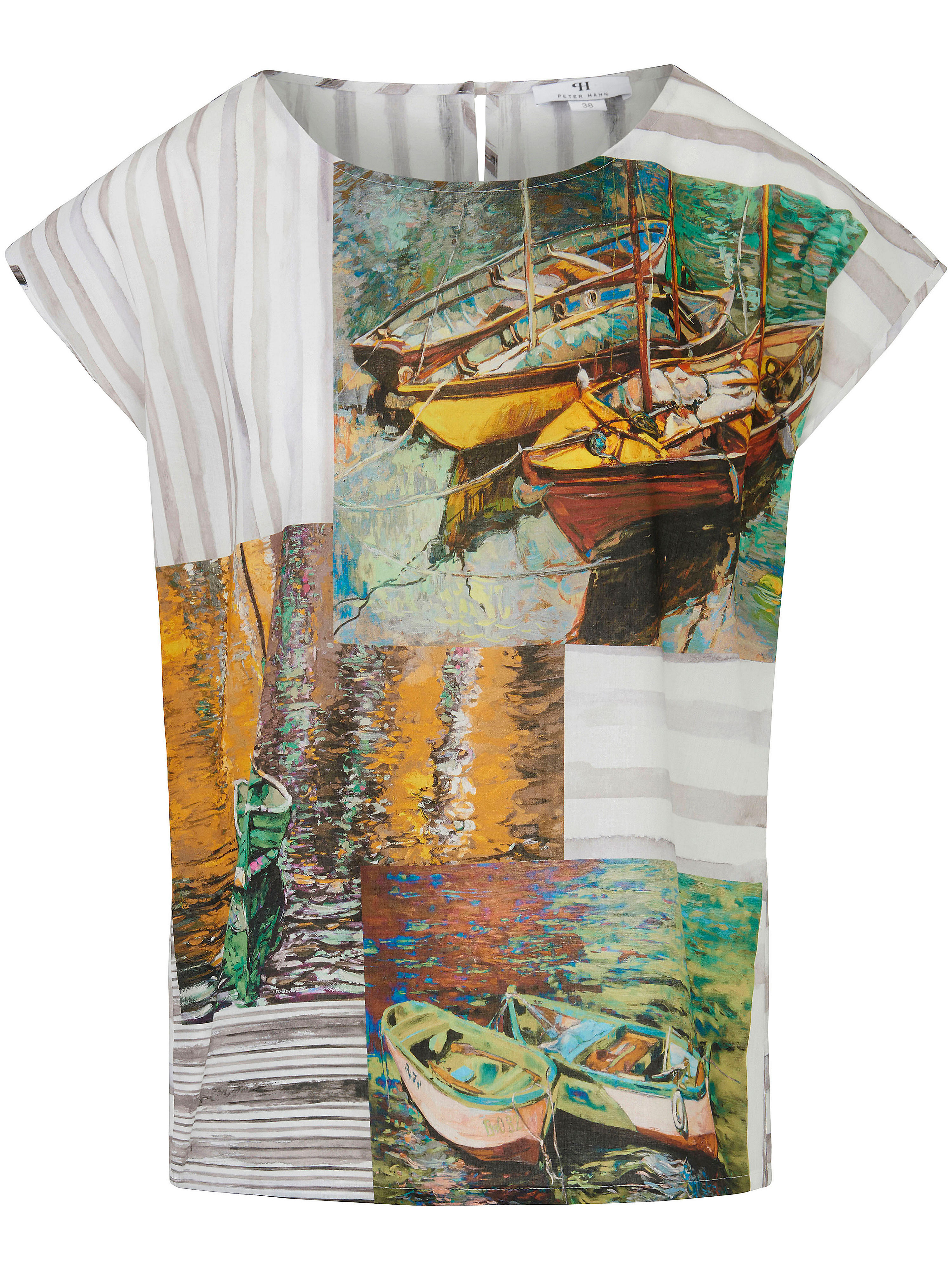 Shirt Met Verbrede Schouders Van Peter Hahn Multicolour peter hahn kopen in de aanbieding Shirt Met Verbrede Schouders Van Peter Hahn Multicolour peter hahn kopen in de aanbieding