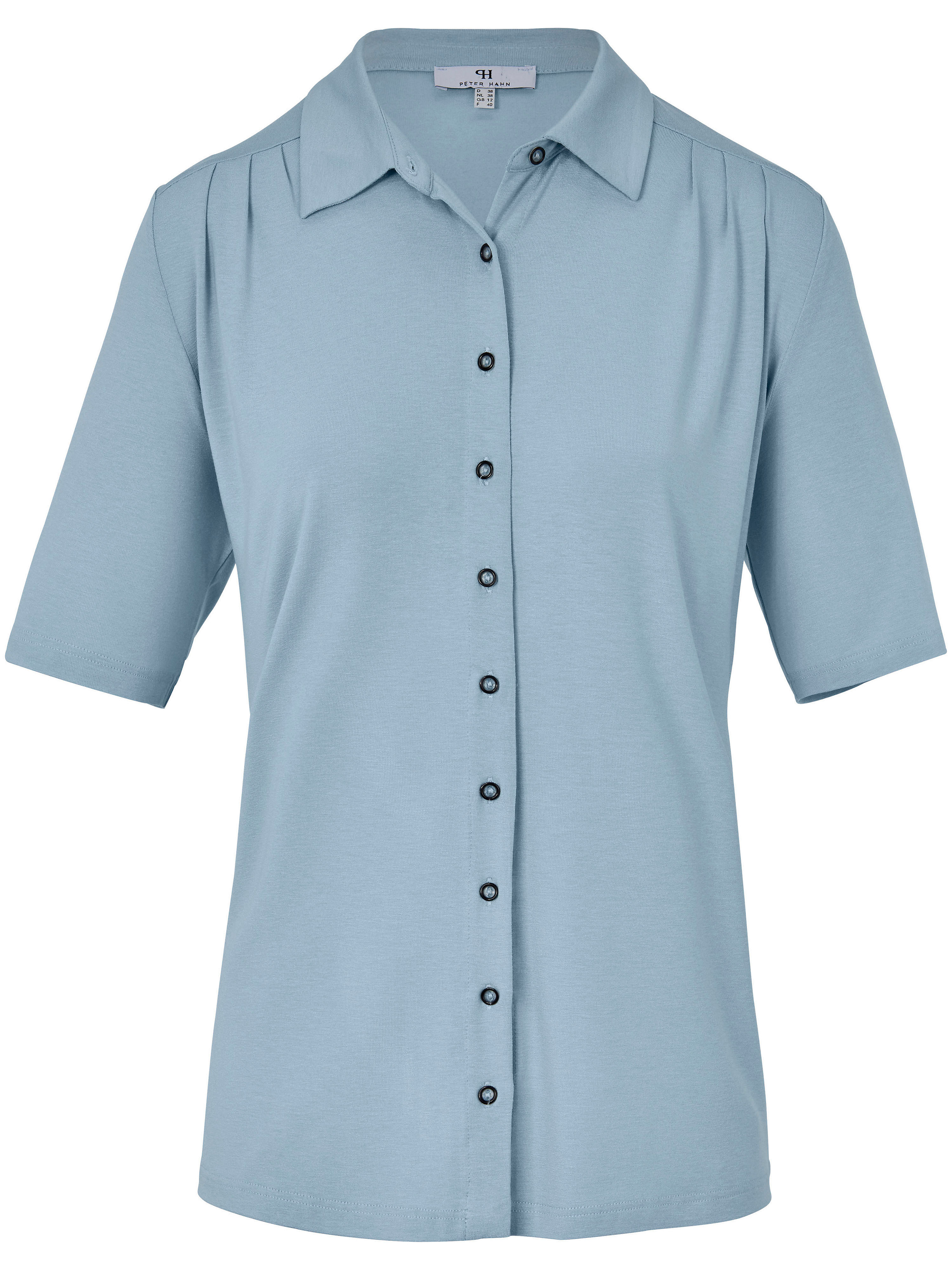 Blouse Met Korte Mouwen Van Peter Hahn Blauw peter hahn kopen in de aanbieding Blouse Met Korte Mouwen Van Peter Hahn Blauw peter hahn kopen in de aanbieding