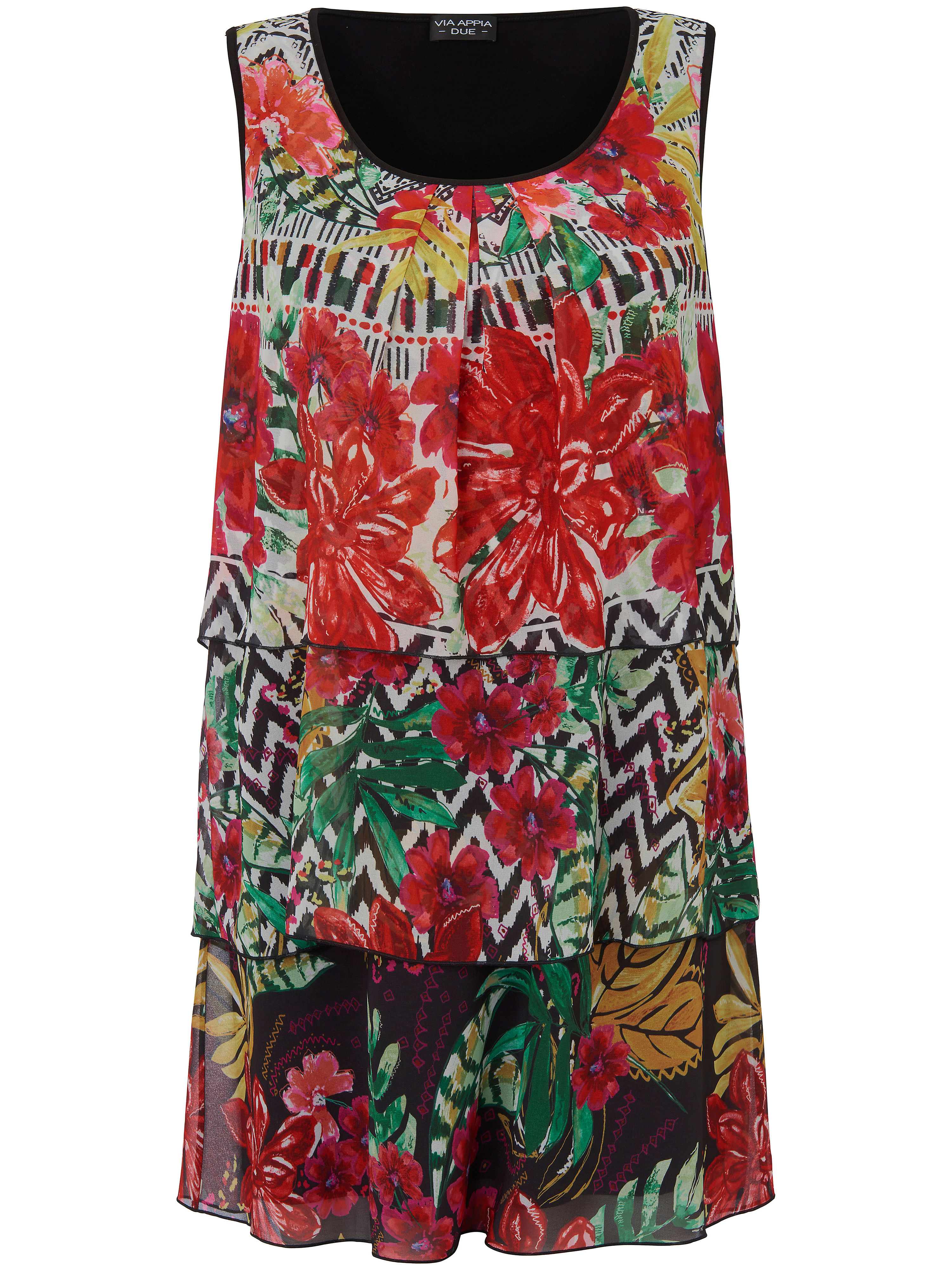 Blousetop Van Via Appia Due Multicolour via appia due kopen in de aanbieding