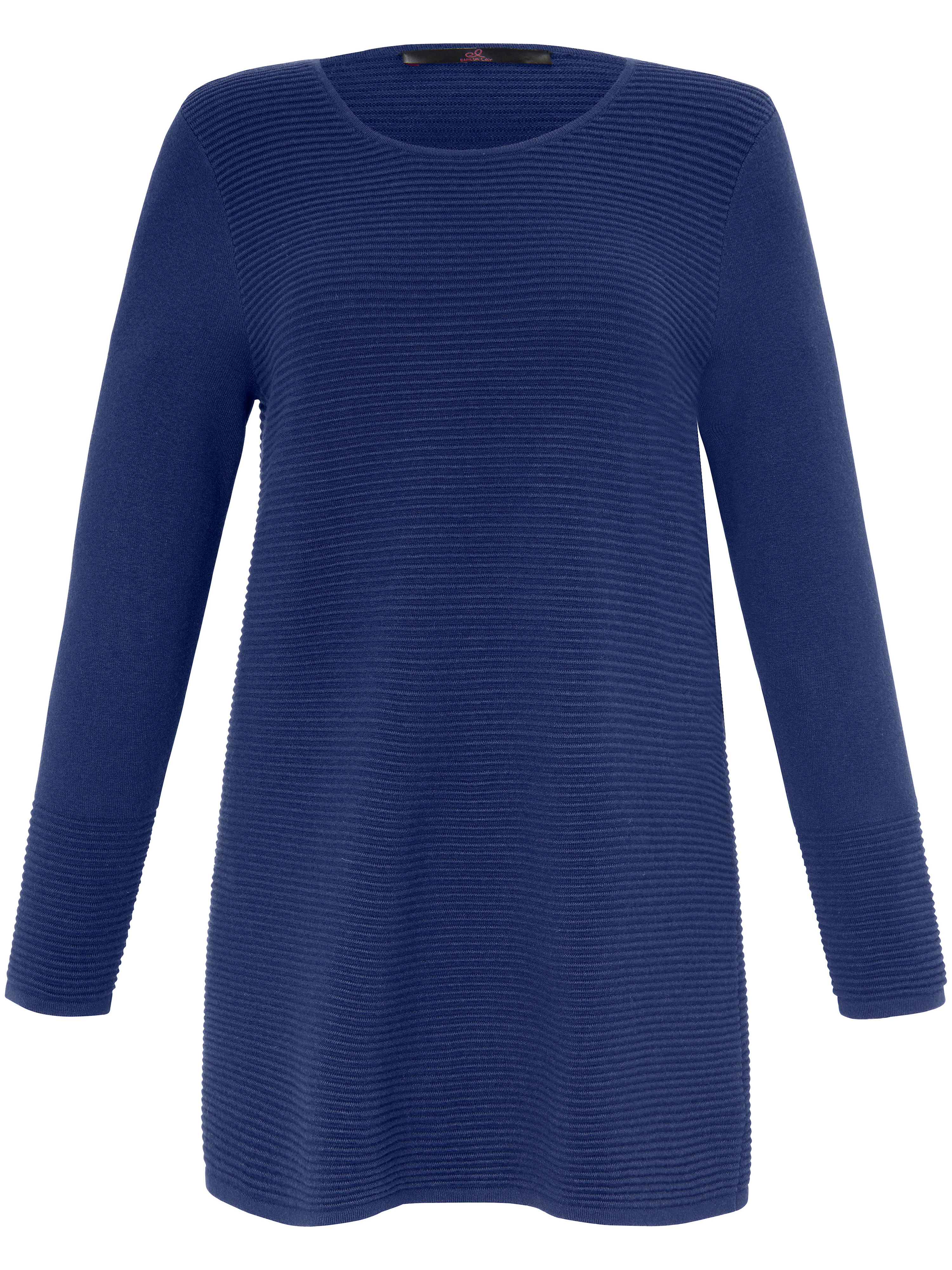 Trui Met Ronde Hals Van Emilia Lay Blauw emilia lay kopen in de aanbieding
