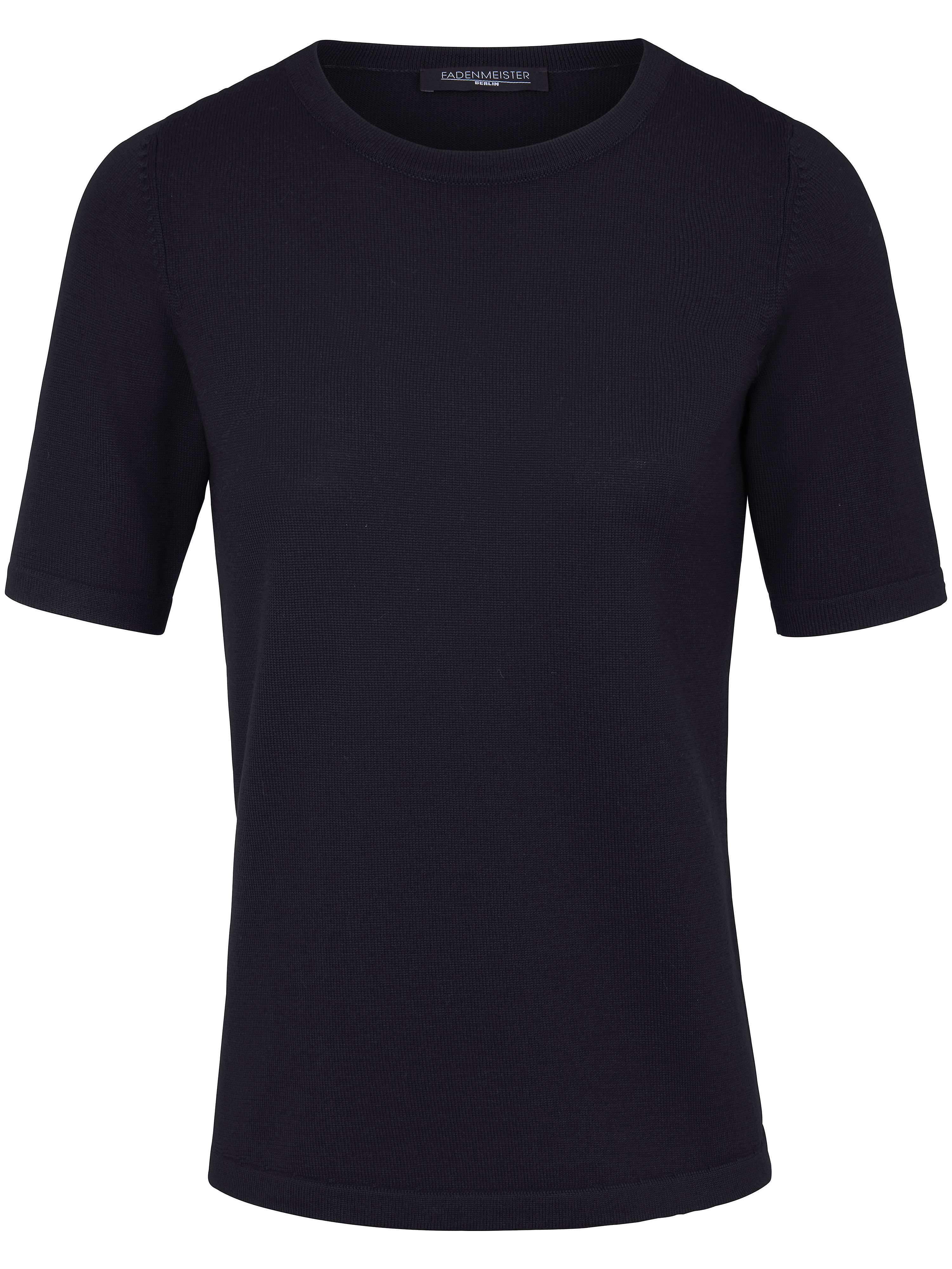 Le pull 100% laine vierge Fadenmeister Berlin bleu taille 50