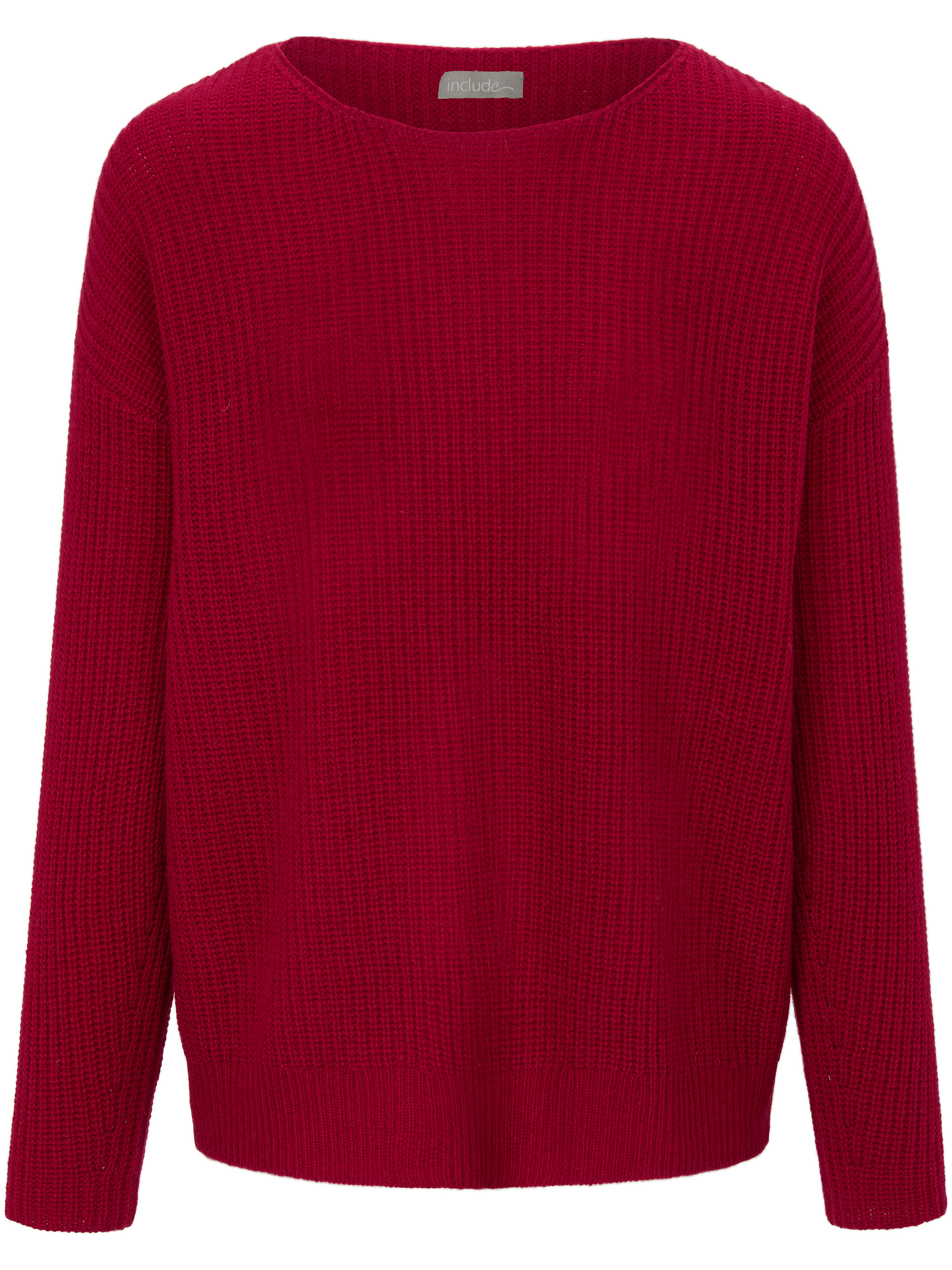 Le pull 100% cachemire include rouge taille 46