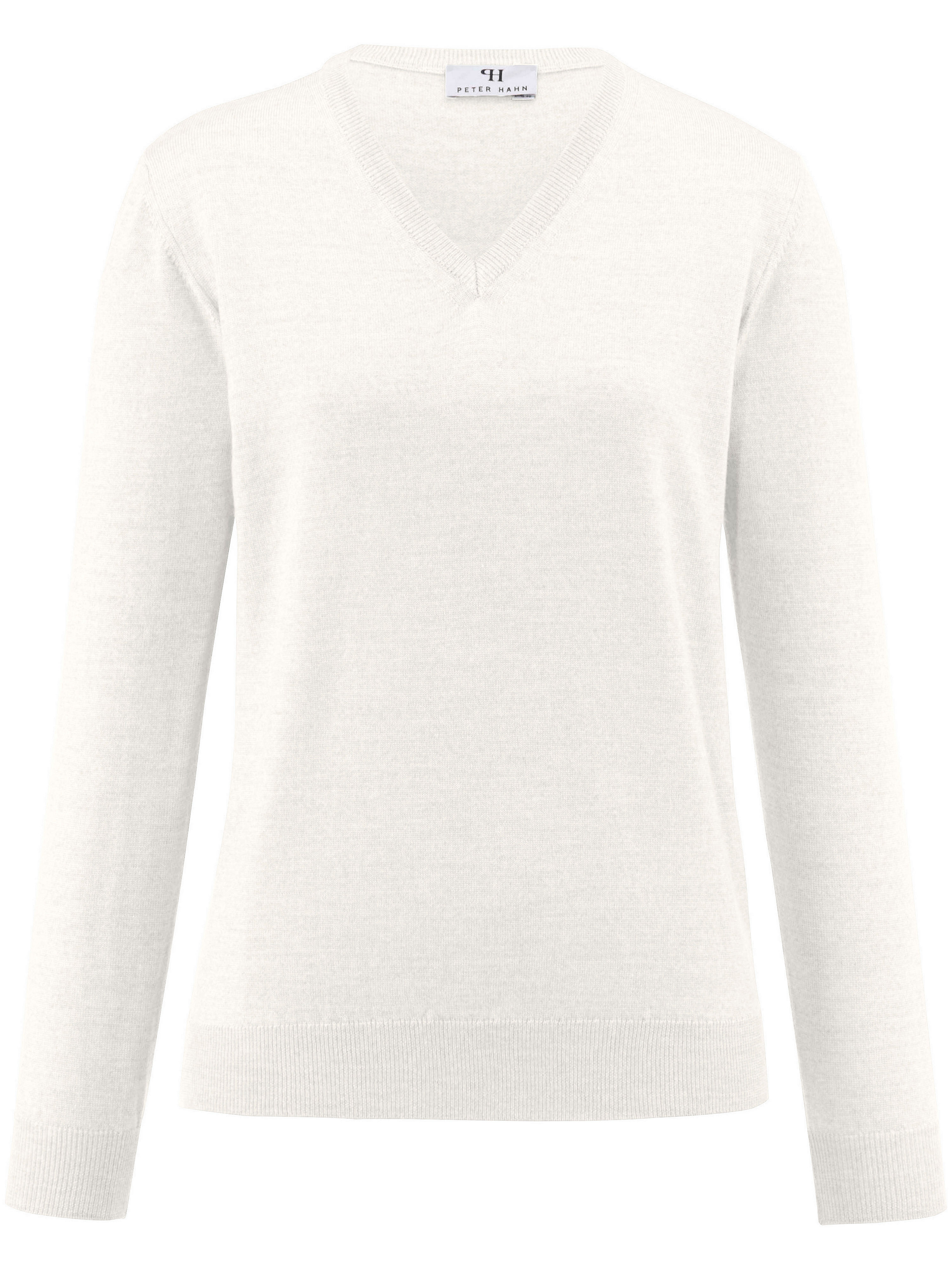 Le pull 100% laine vierge modèle Inge Peter Hahn blanc taille 48