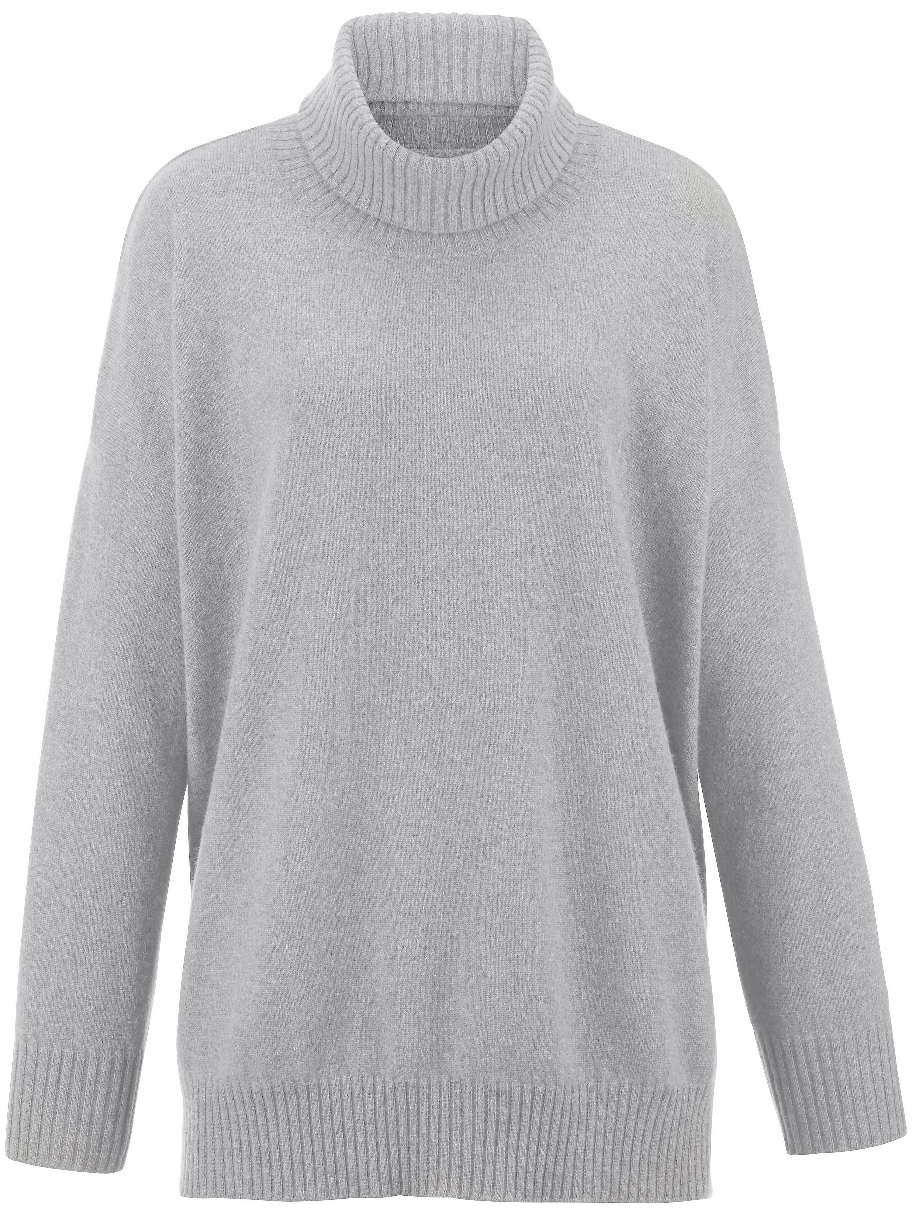 Le pull 100% cachemire Peter Hahn Cashmere gris taille 38