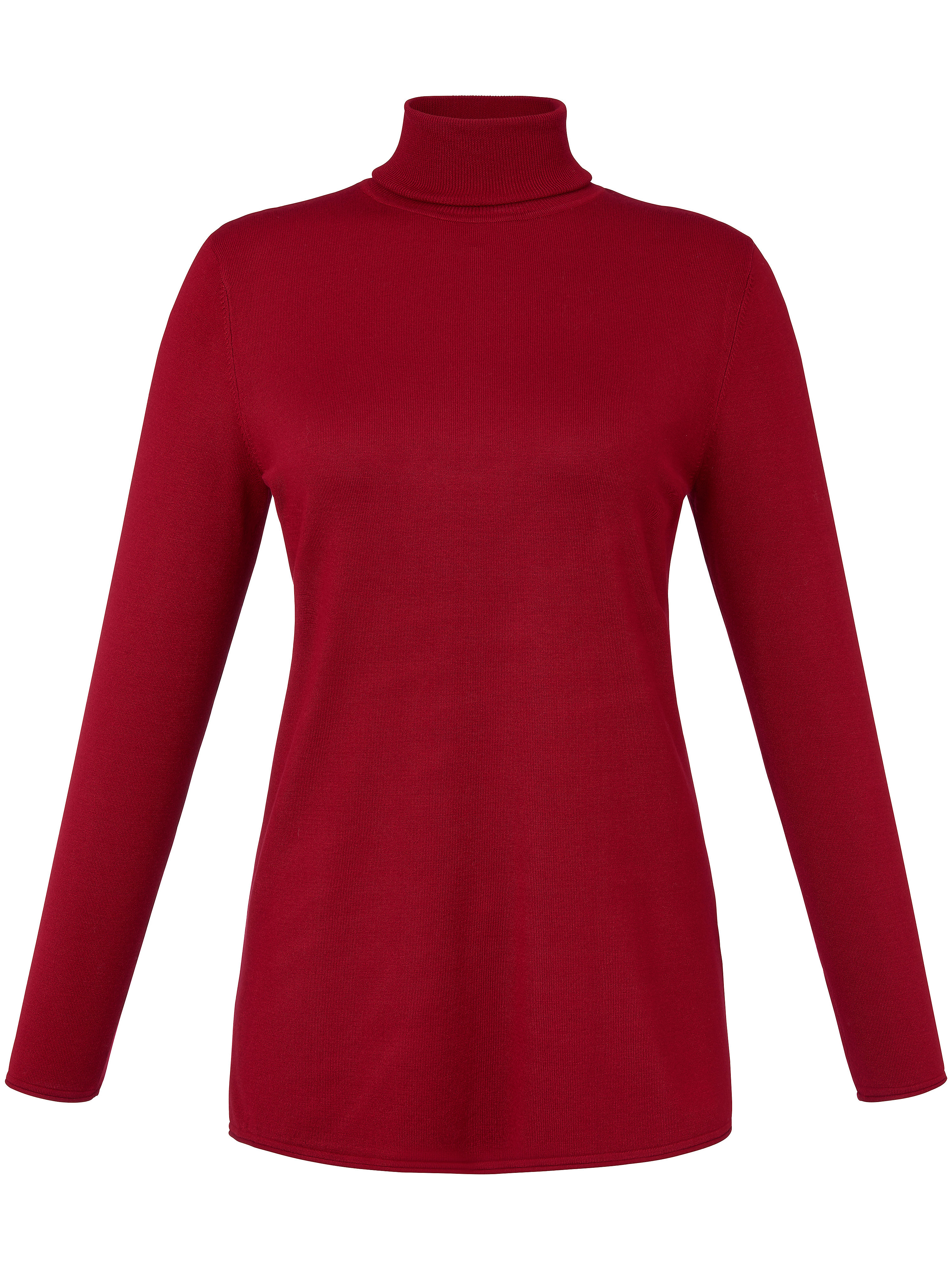 Le pull col roulé Emilia Lay rouge taille 54