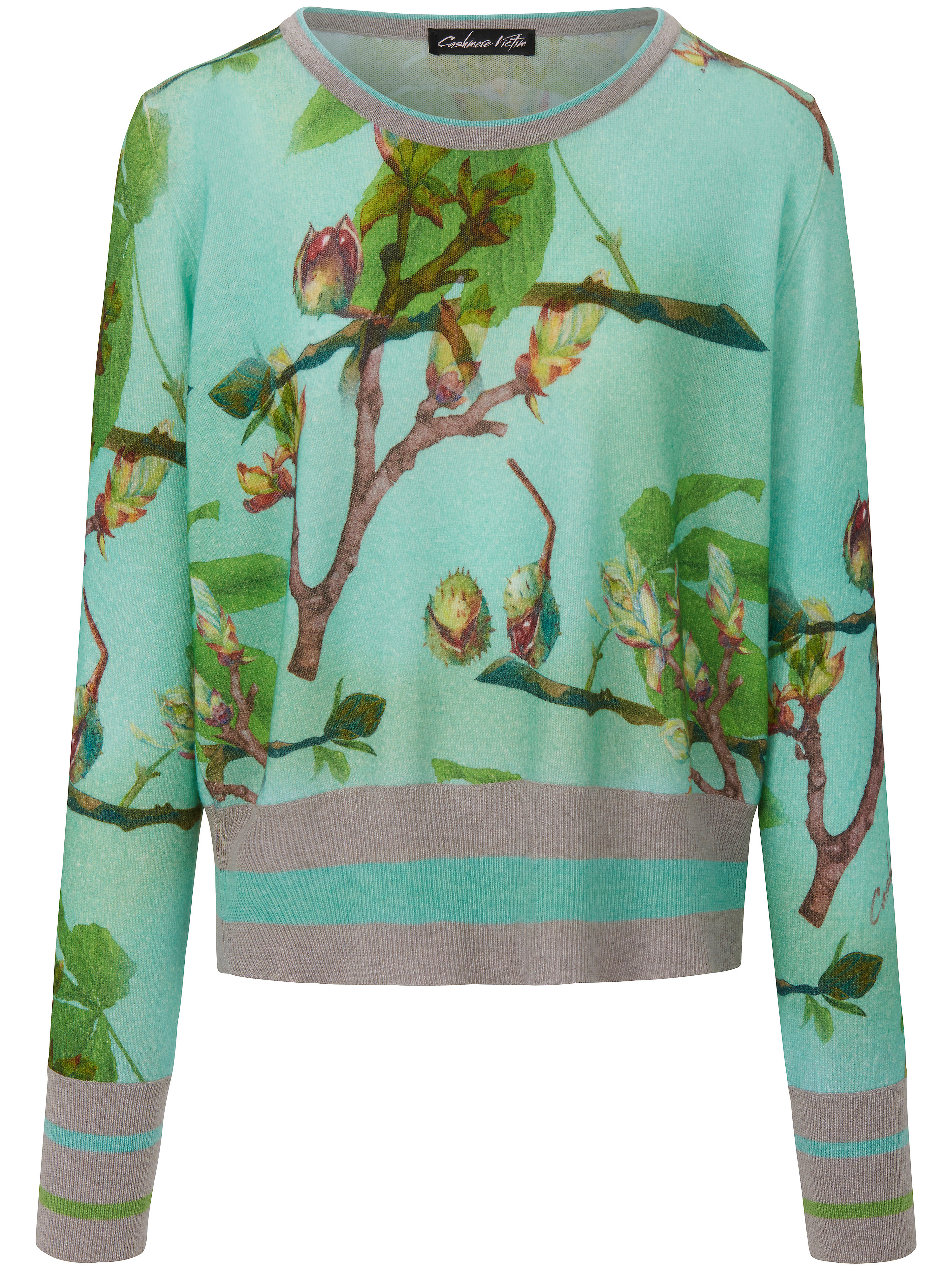 Le pull 100% cachemire Cashmere Victim vert taille 46