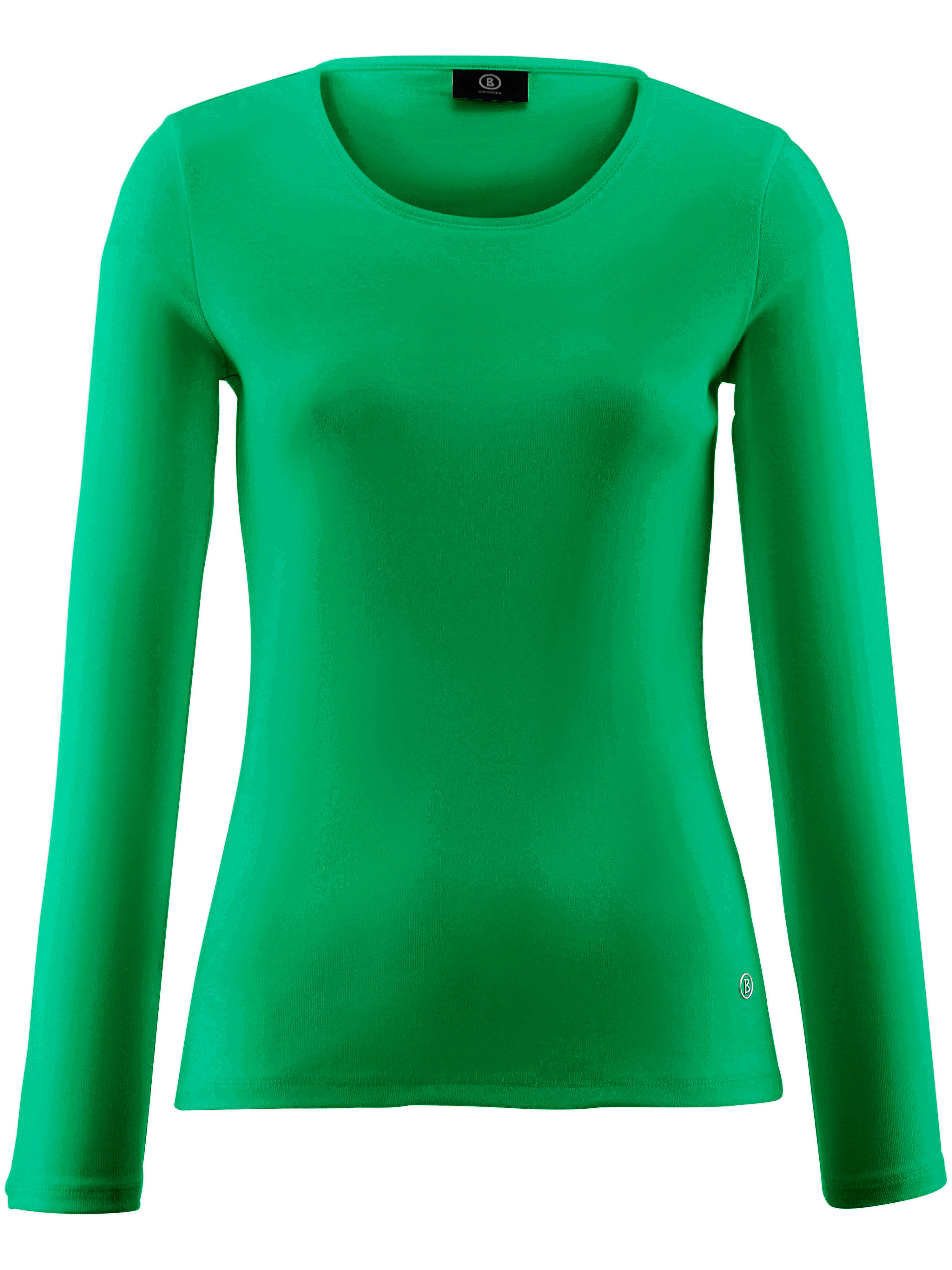 Le T-shirt 100% coton manches longues Bogner vert taille 42