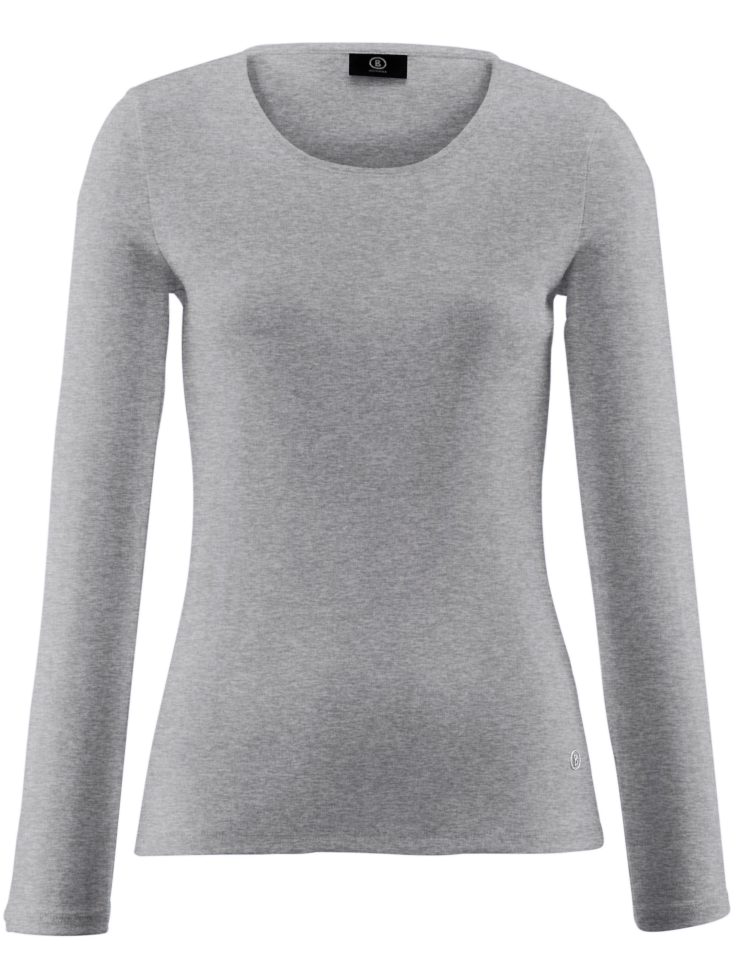Le T-shirt 100% coton manches longues Bogner gris taille 50