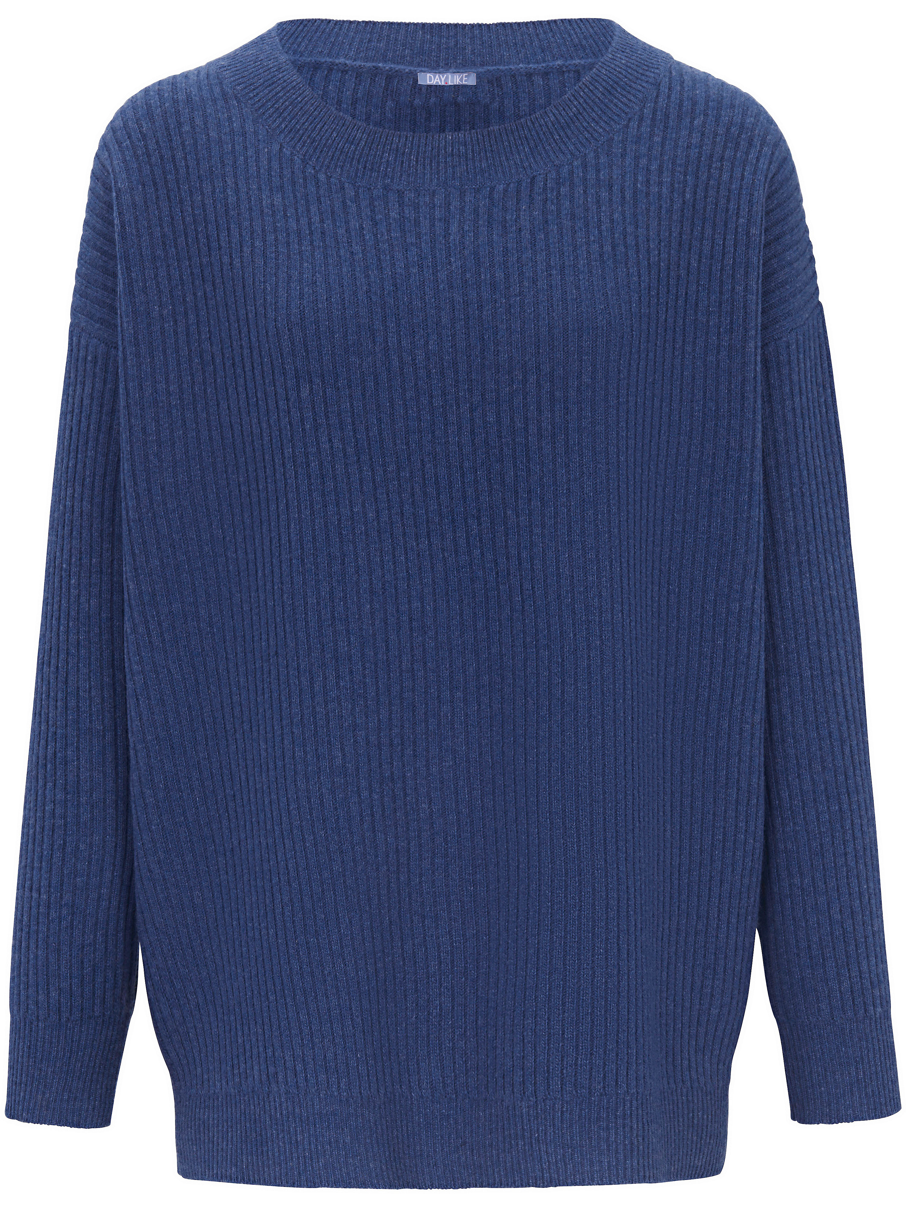 Trui Van 100 Scheerwol Daylike Blauw daylike kopen in de aanbieding