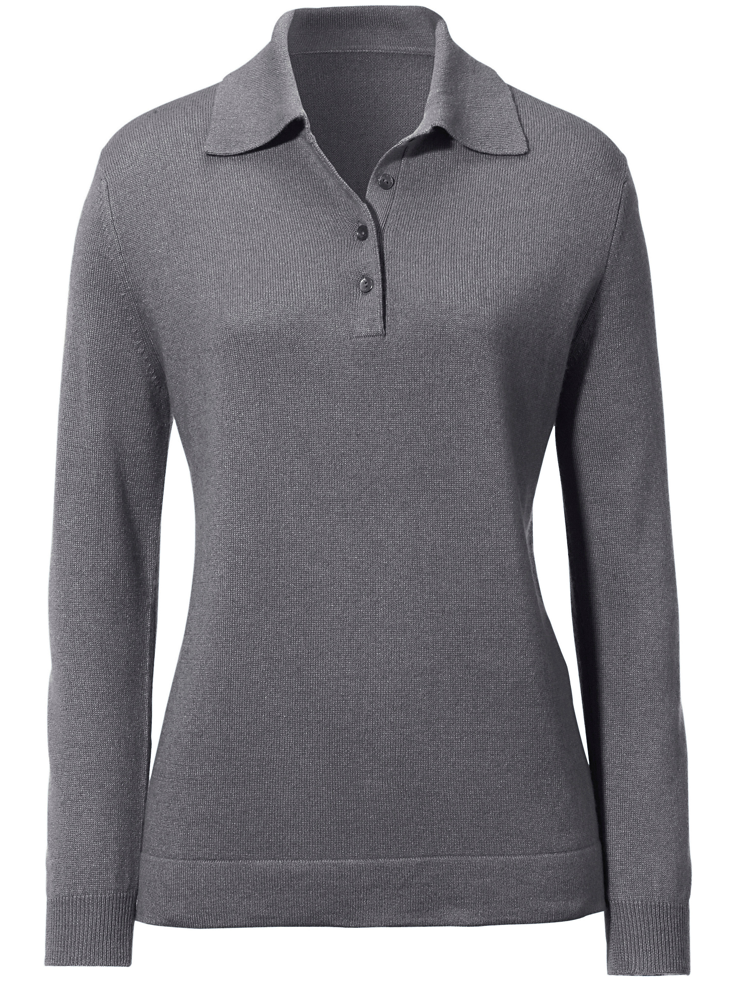 Polotrui Zijde Kasjmier Model Pia Van Peter Hahn Grijs peter hahn kopen in de aanbieding