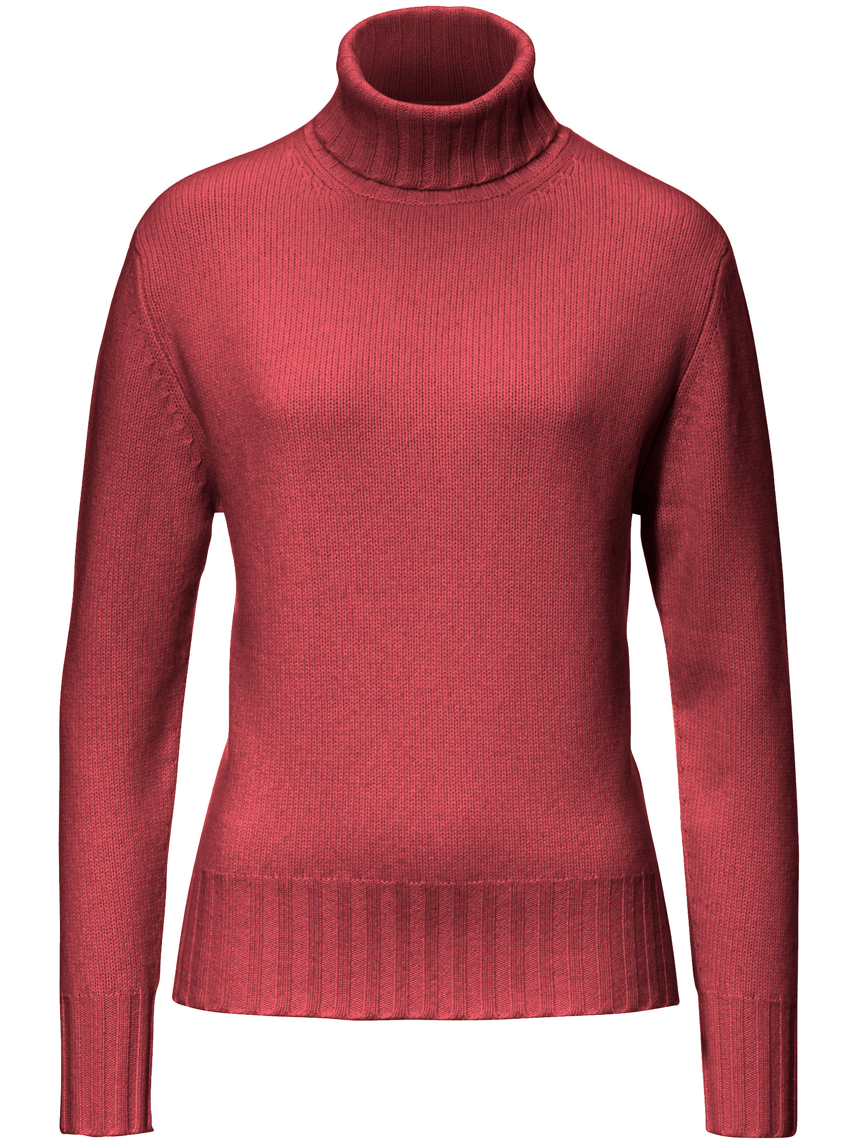 Le pull col roulé 100% cachemire modèle Bernadette Peter Hahn Cashmere fuchsia taille 38