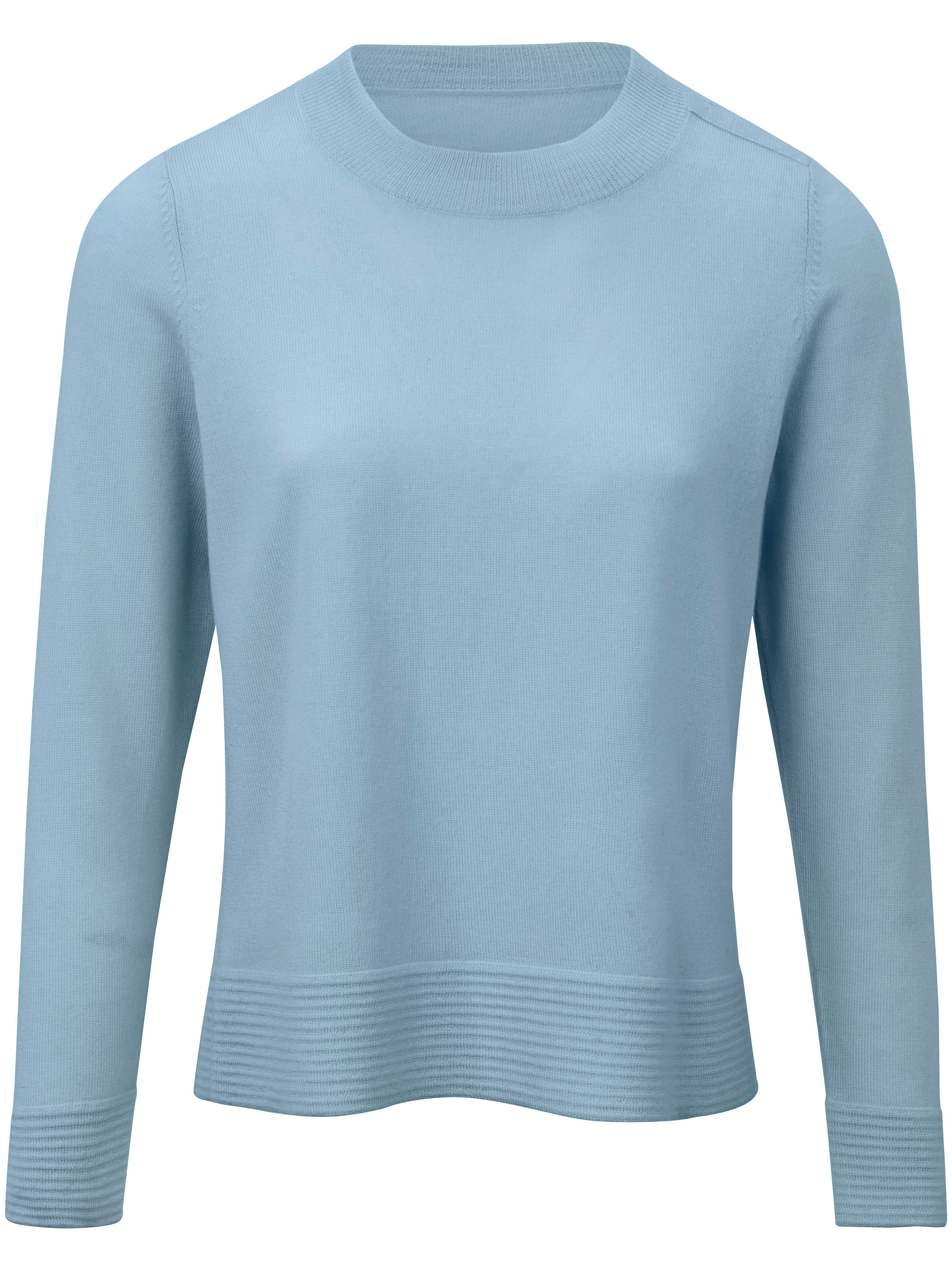 Le pull 100% laine vierge Peter Hahn bleu taille 44