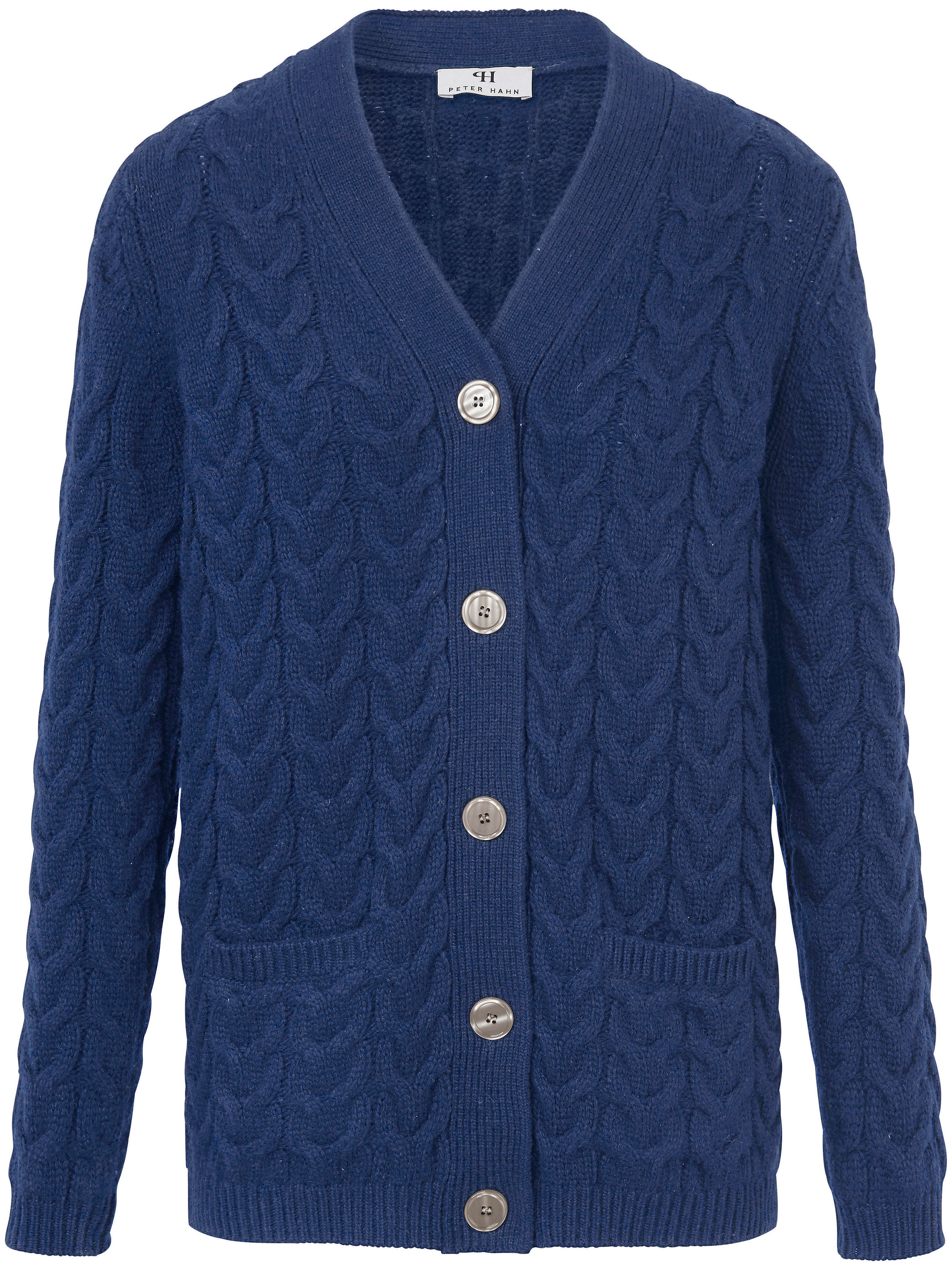 Le gilet pure laine vierge Peter Hahn bleu taille 48