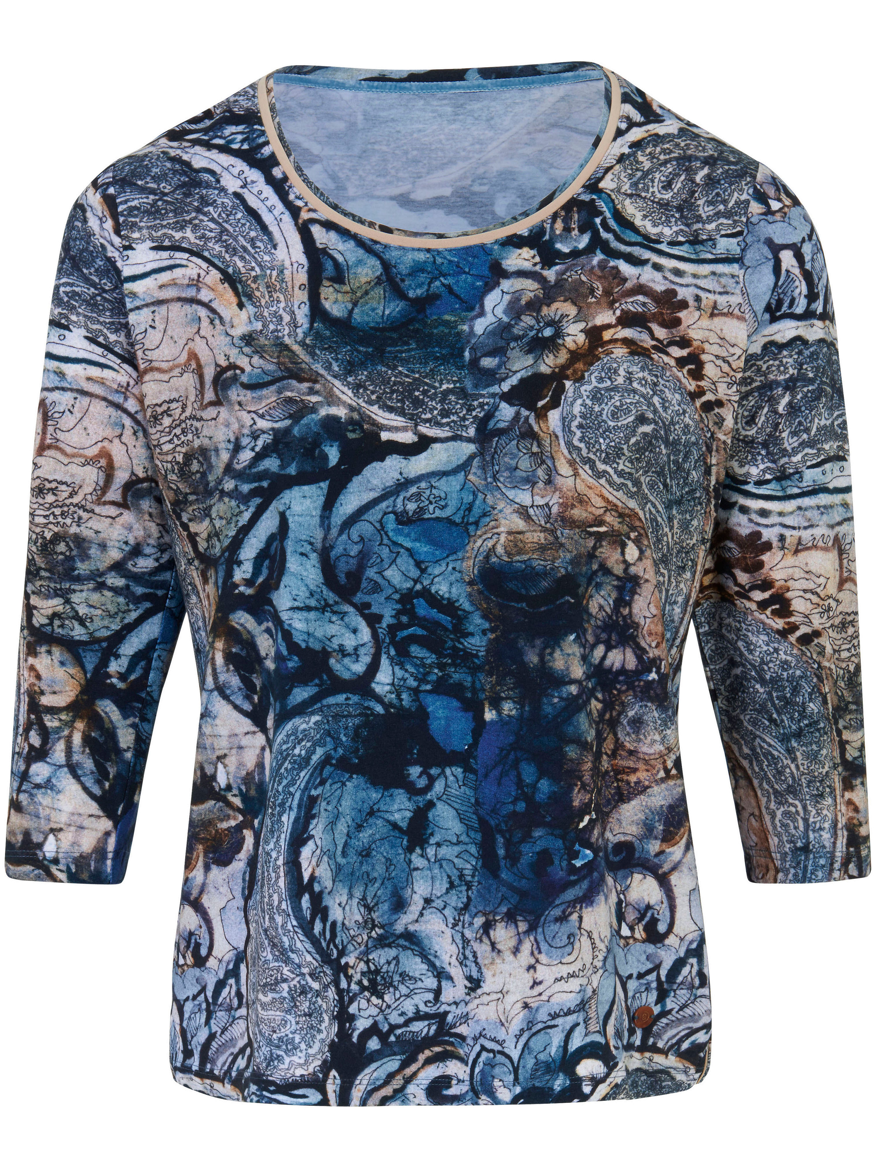 Shirt Met Ronde Hals Van Schneiders Salzburg Multicolour schneiders salzburg kopen in de aanbieding