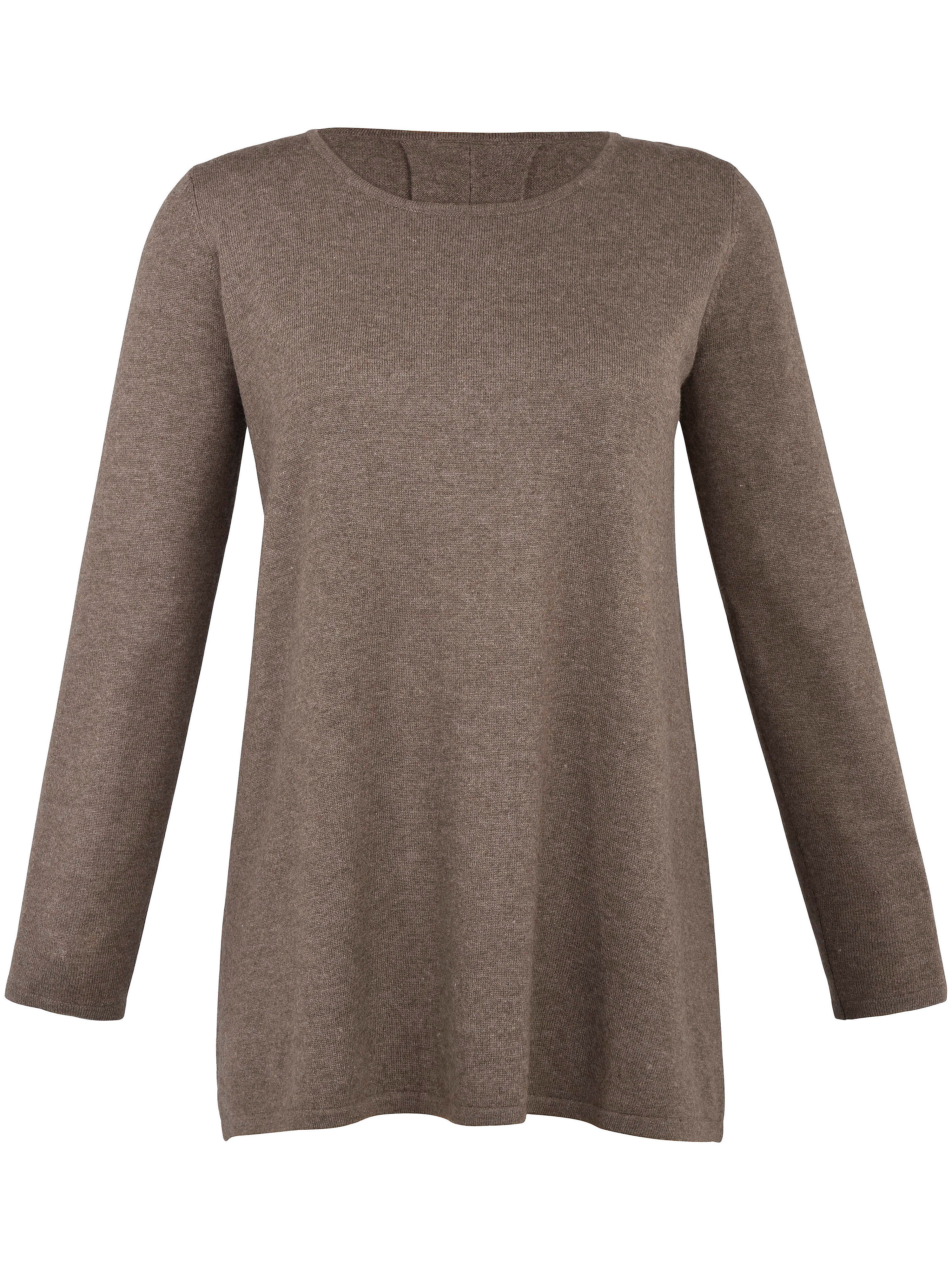 Trui Met Ronde Hals Van Emilia Lay Bruin emilia lay kopen in de aanbieding