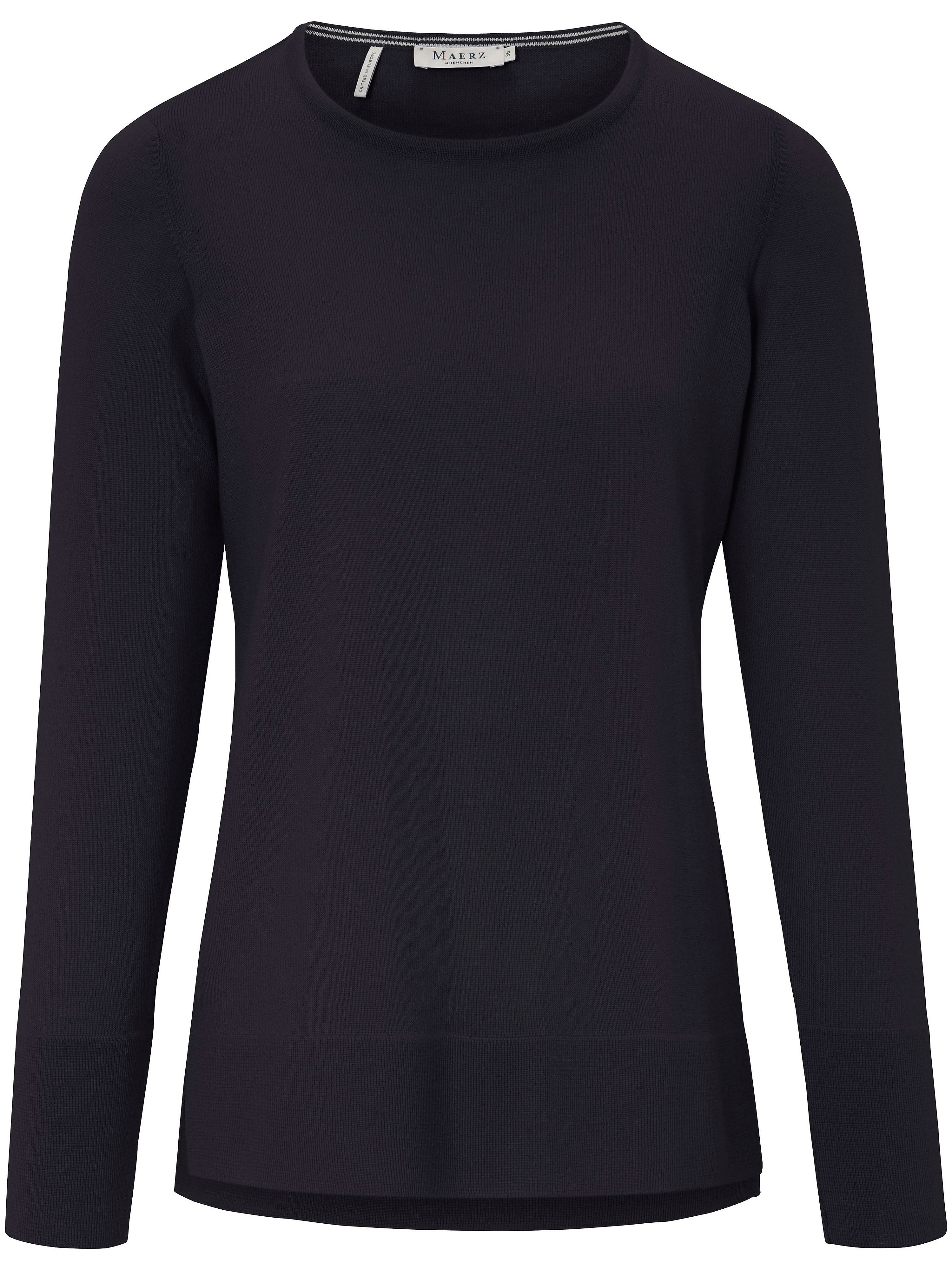 Trui Met Ronde Hals Van Maerz Muenchen Blauw maerz muenchen kopen in de aanbieding