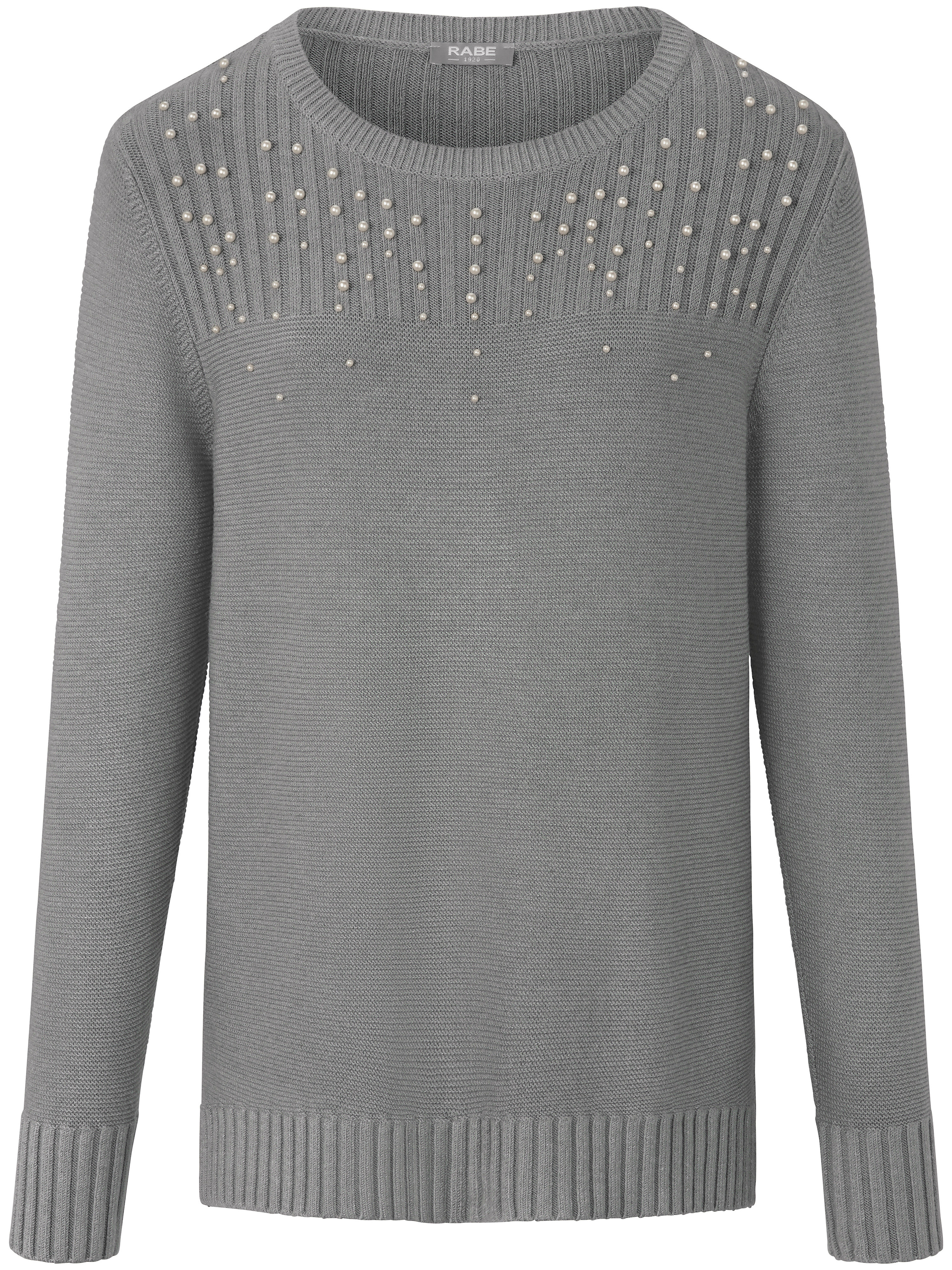 Trui Met Ronde Hals Van Rabe Grijs rabe kopen in de aanbieding Trui Met Ronde Hals Van Rabe Grijs rabe kopen in de aanbieding