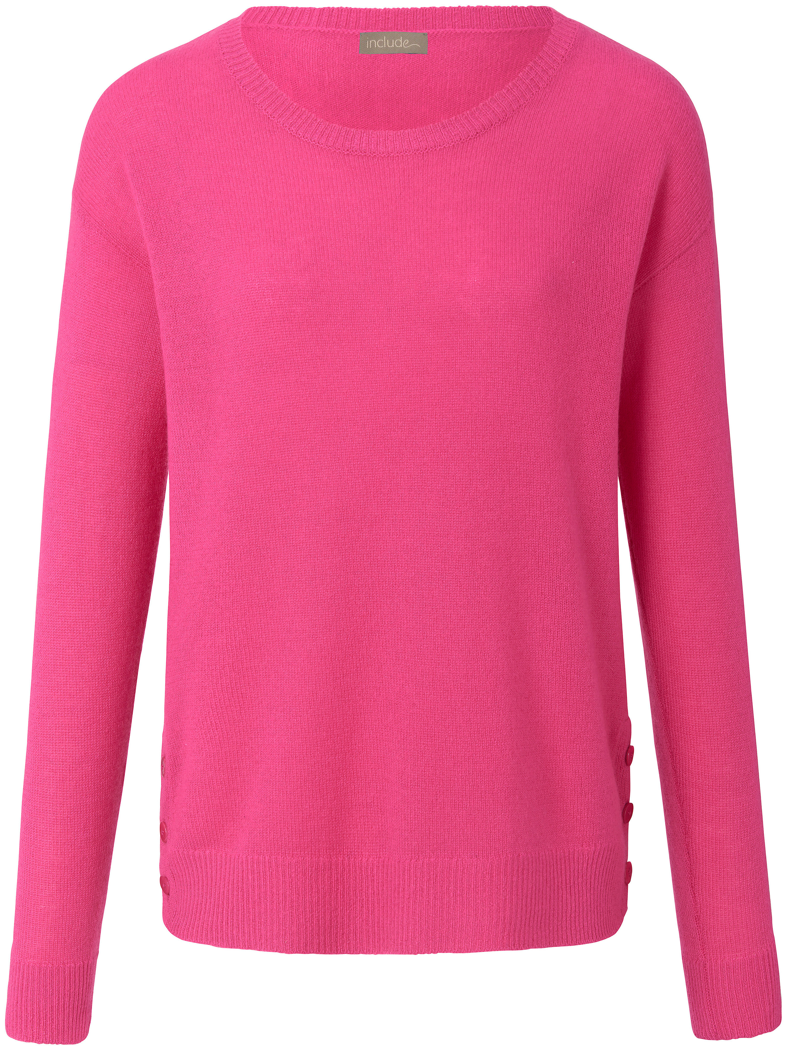 Le pull 100% cachemire include fuchsia taille 42
