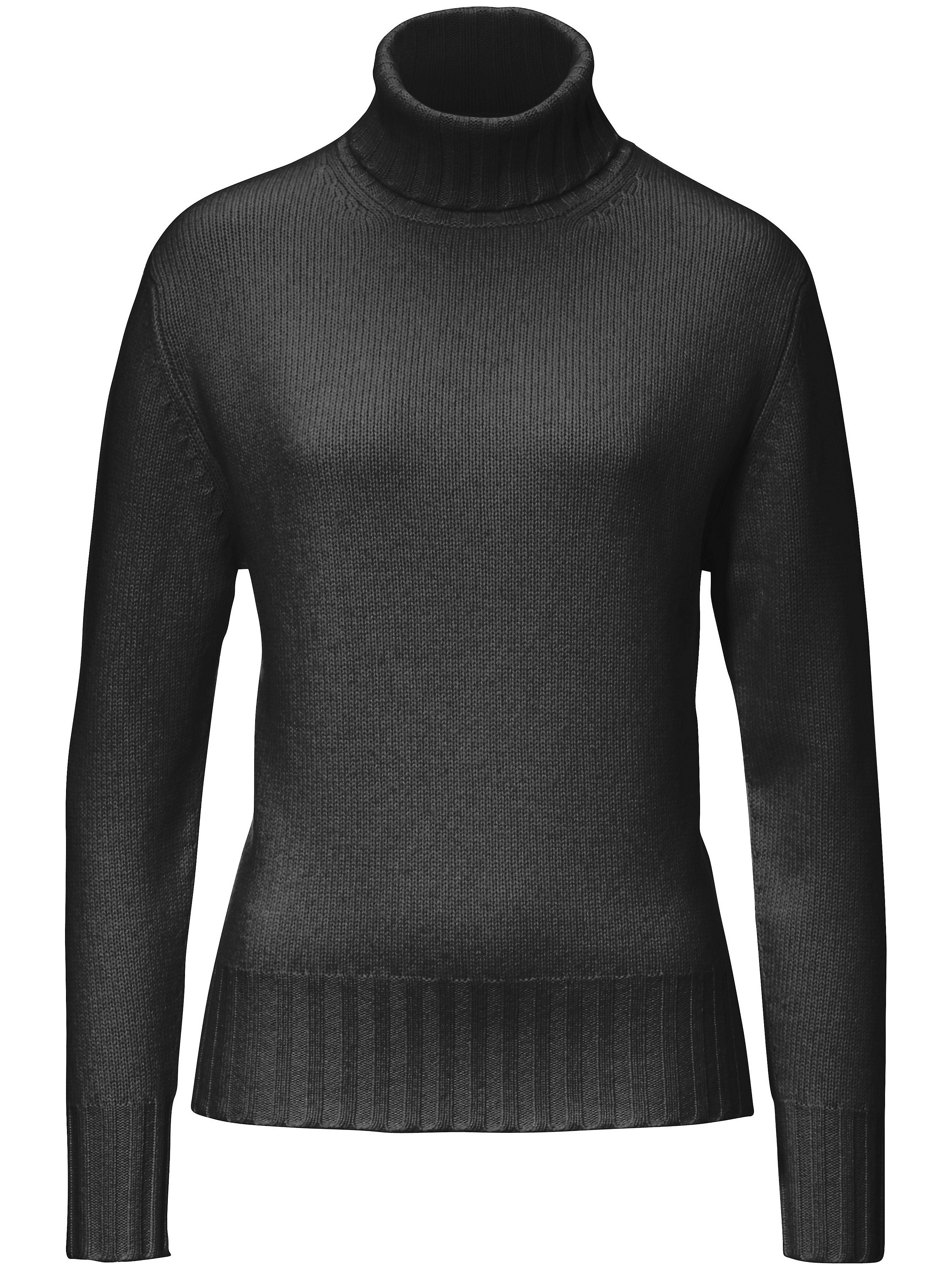 Le pull col roulé 100% cachemire modèle Bernadette Peter Hahn Cashmere noir taille 48