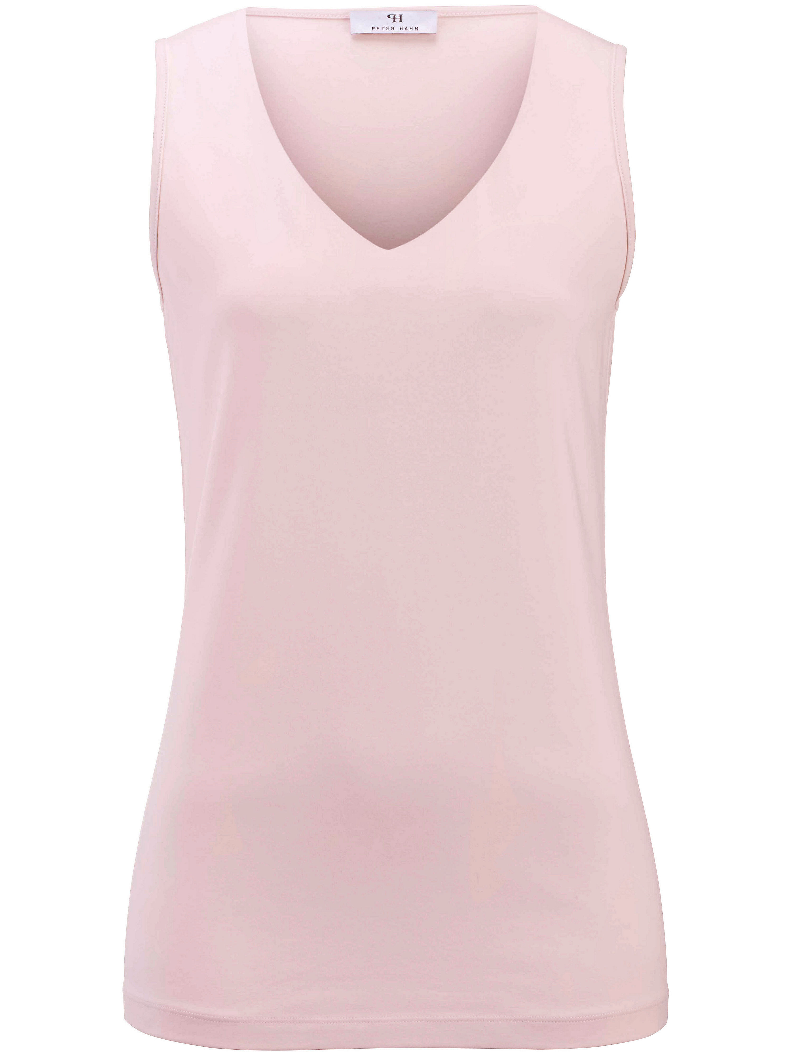 Le top jersey coton stretch, décolleté V Peter Hahn rose taille 52
