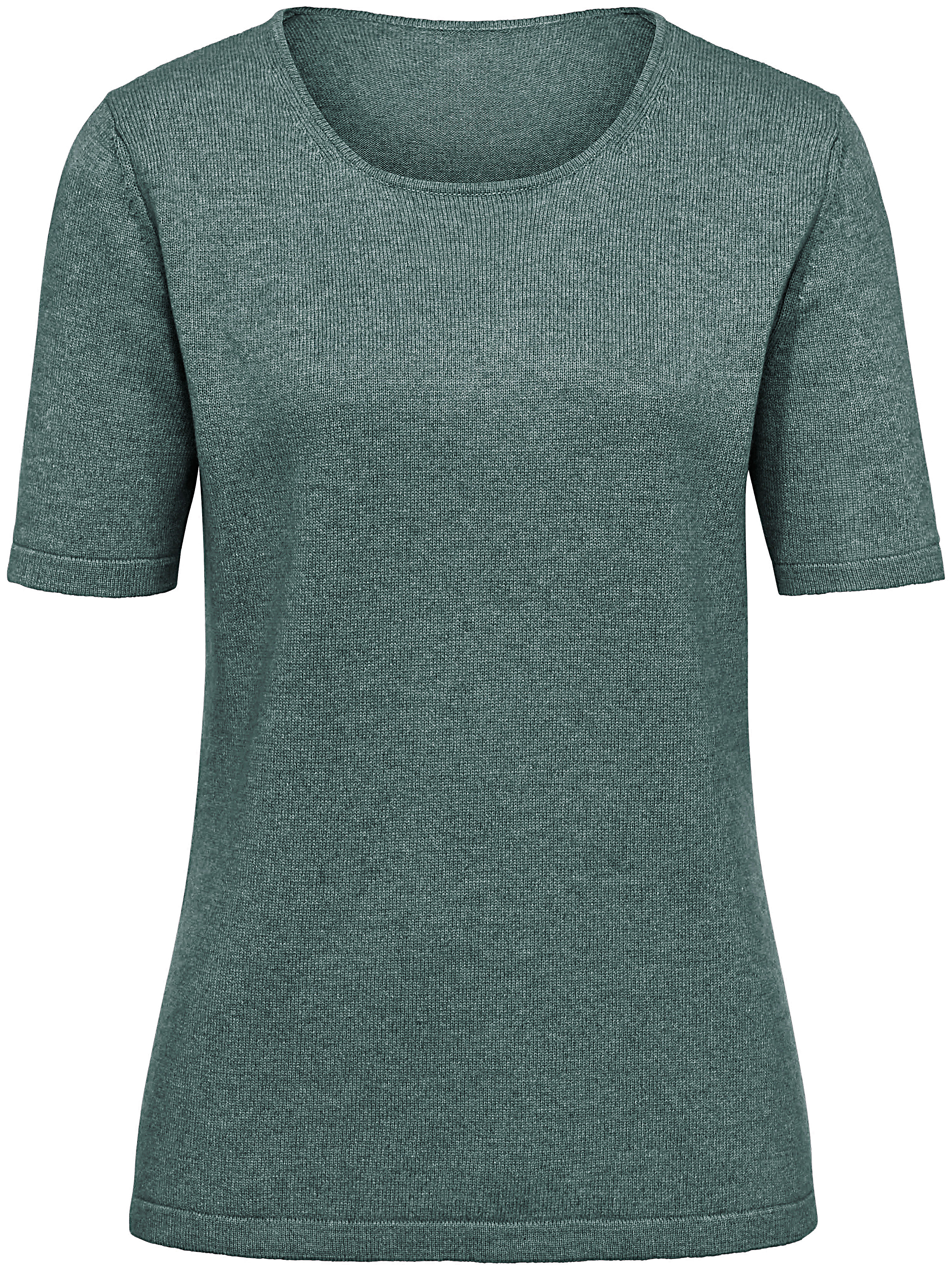 Trui Van Zijde En Kasjmier Met Korte Mouwen Peter Hahn Groen peter hahn kopen in de aanbieding