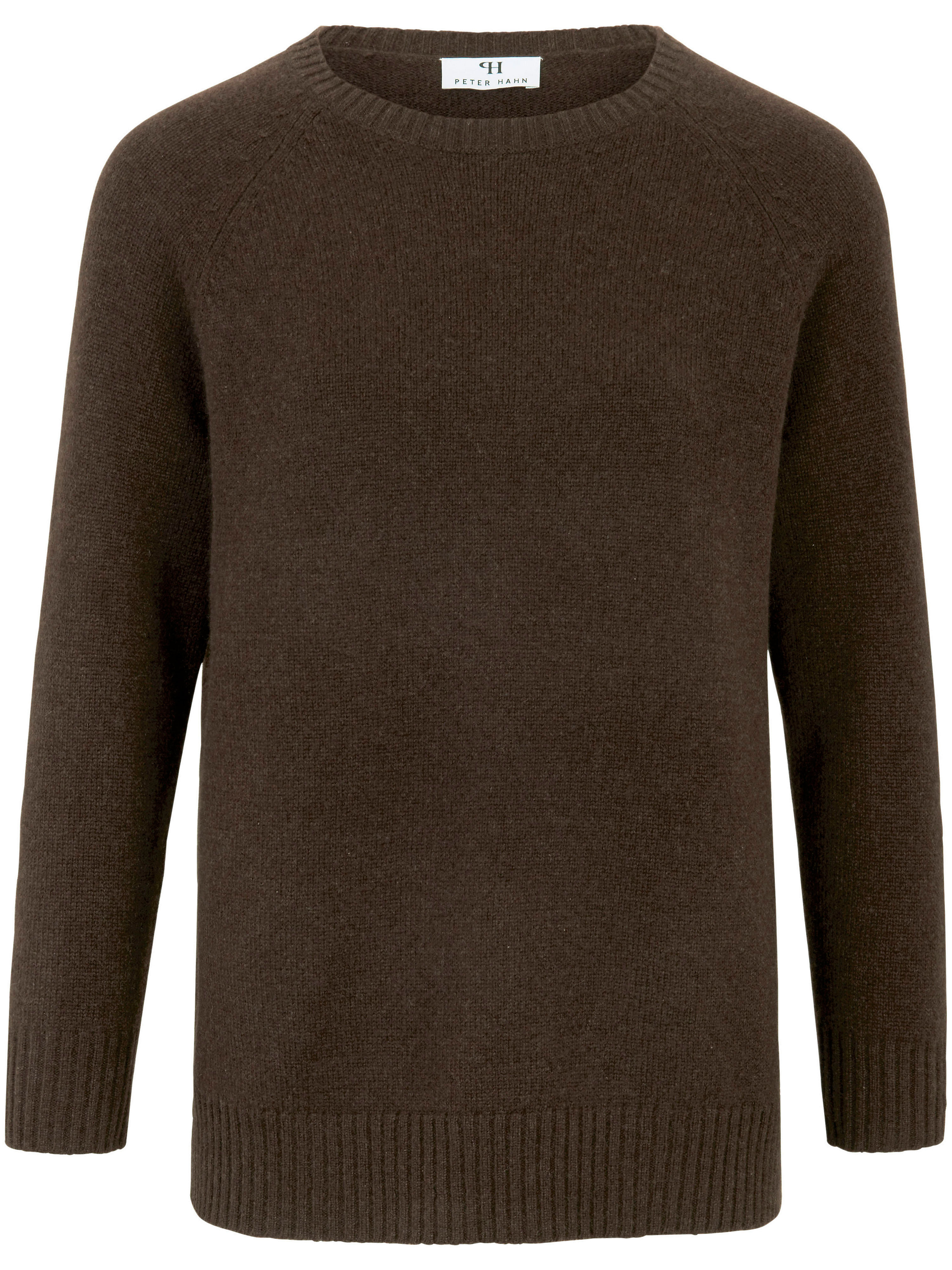 Trui Van 100 Jakwol Met Ronde Hals Peter Hahn Bruin peter hahn kopen in de aanbieding