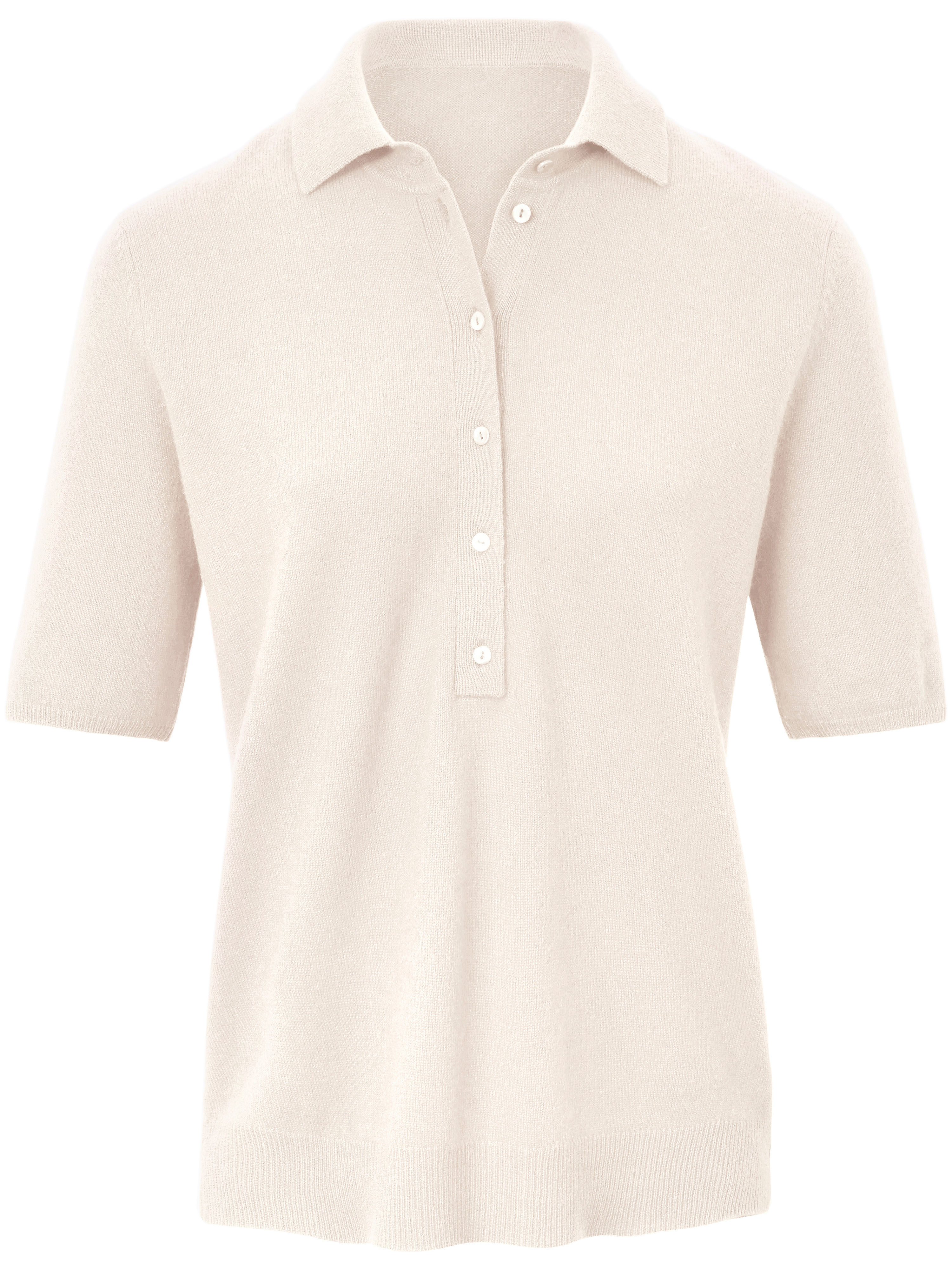 Le pull 100% cachemire Peter Hahn Cashmere blanc taille 44