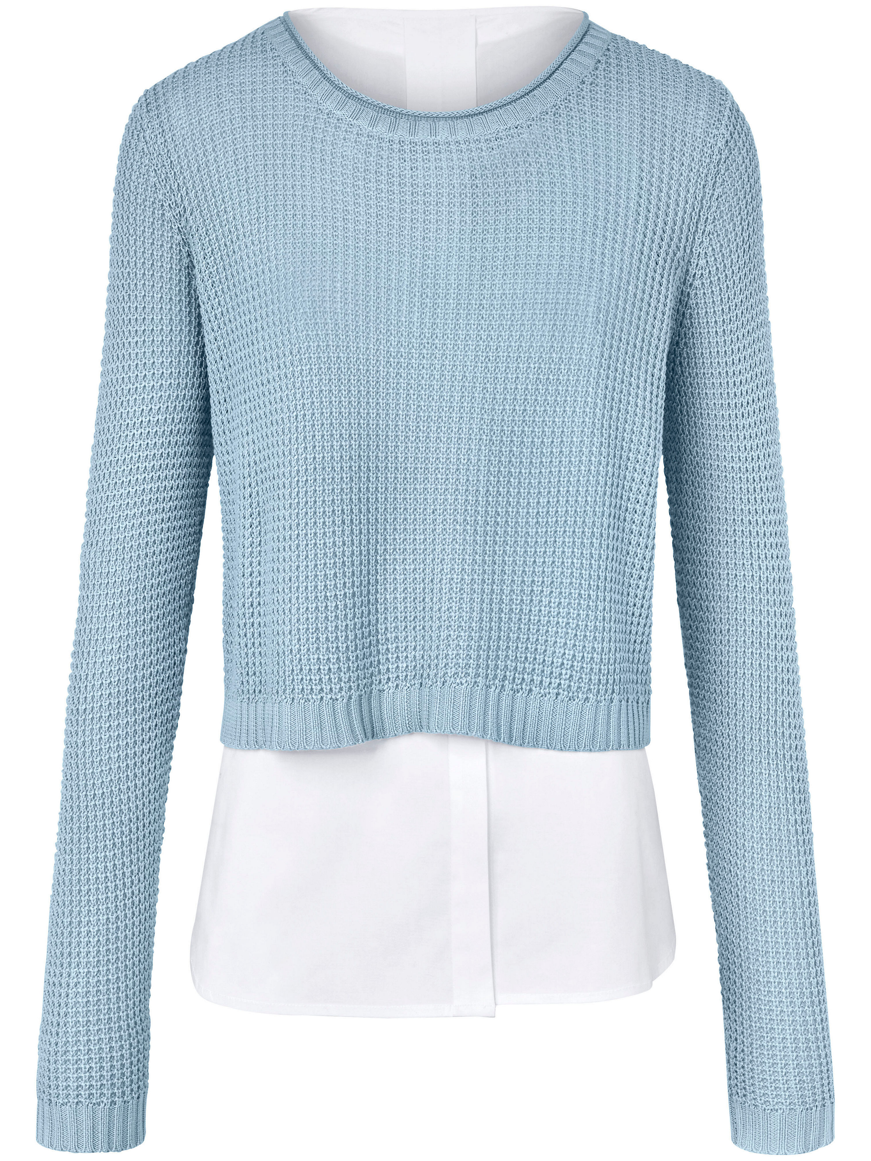 2 In 1 Trui Met Ronde Hals Van Daylike Blauw daylike kopen in de aanbieding